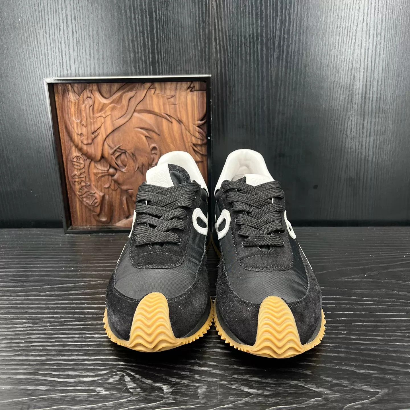 Rick Owens Loewe Runner Black & White 41 Mint OG Box Size US 8 / EU 41 - 3 Thumbnail