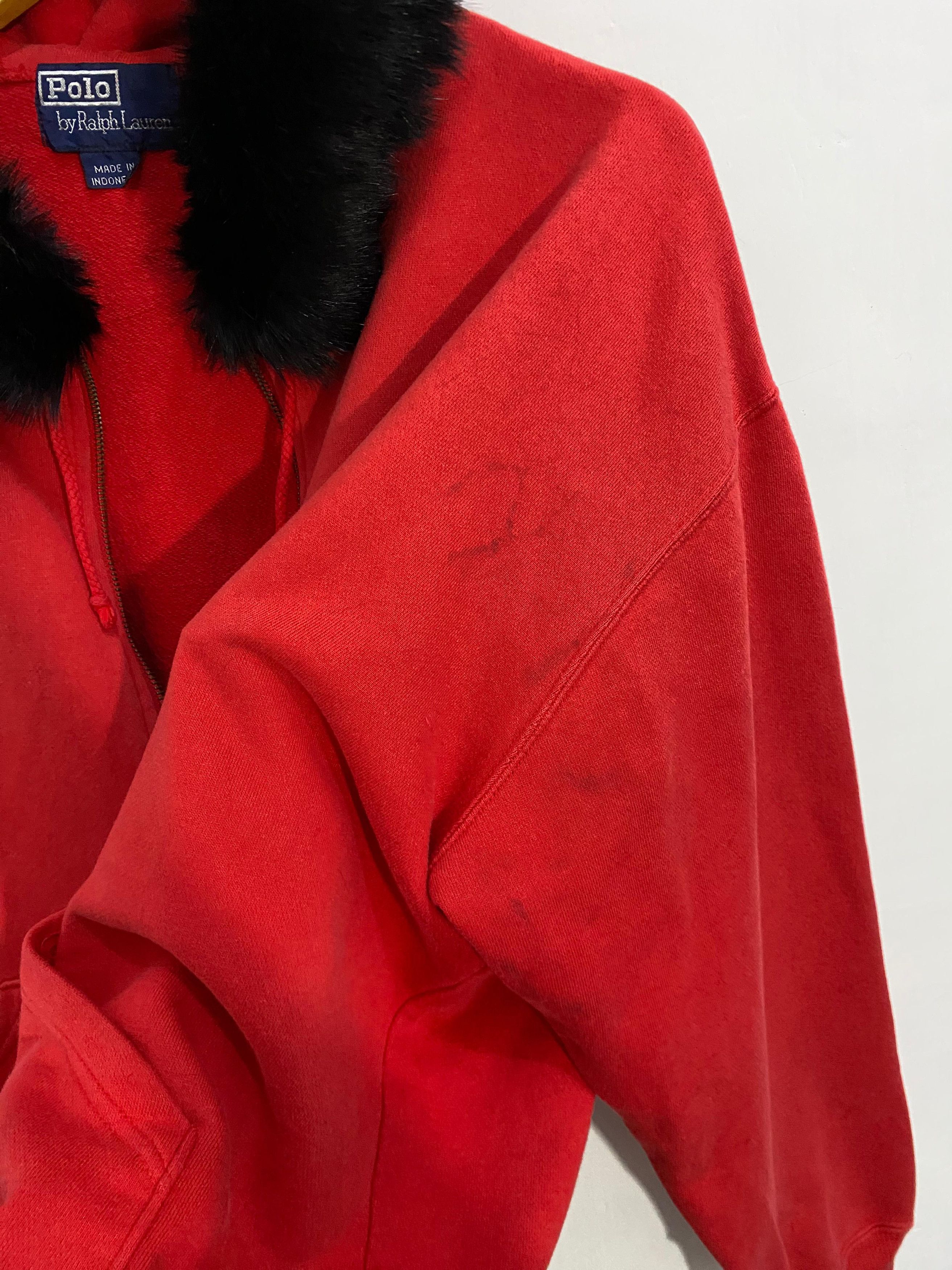 Polo Ralph Lauren Polo Ralph Lauren Fur Zipper Hoodie LGB Style Size US L / EU 52-54 / 3 - 16 Thumbnail
