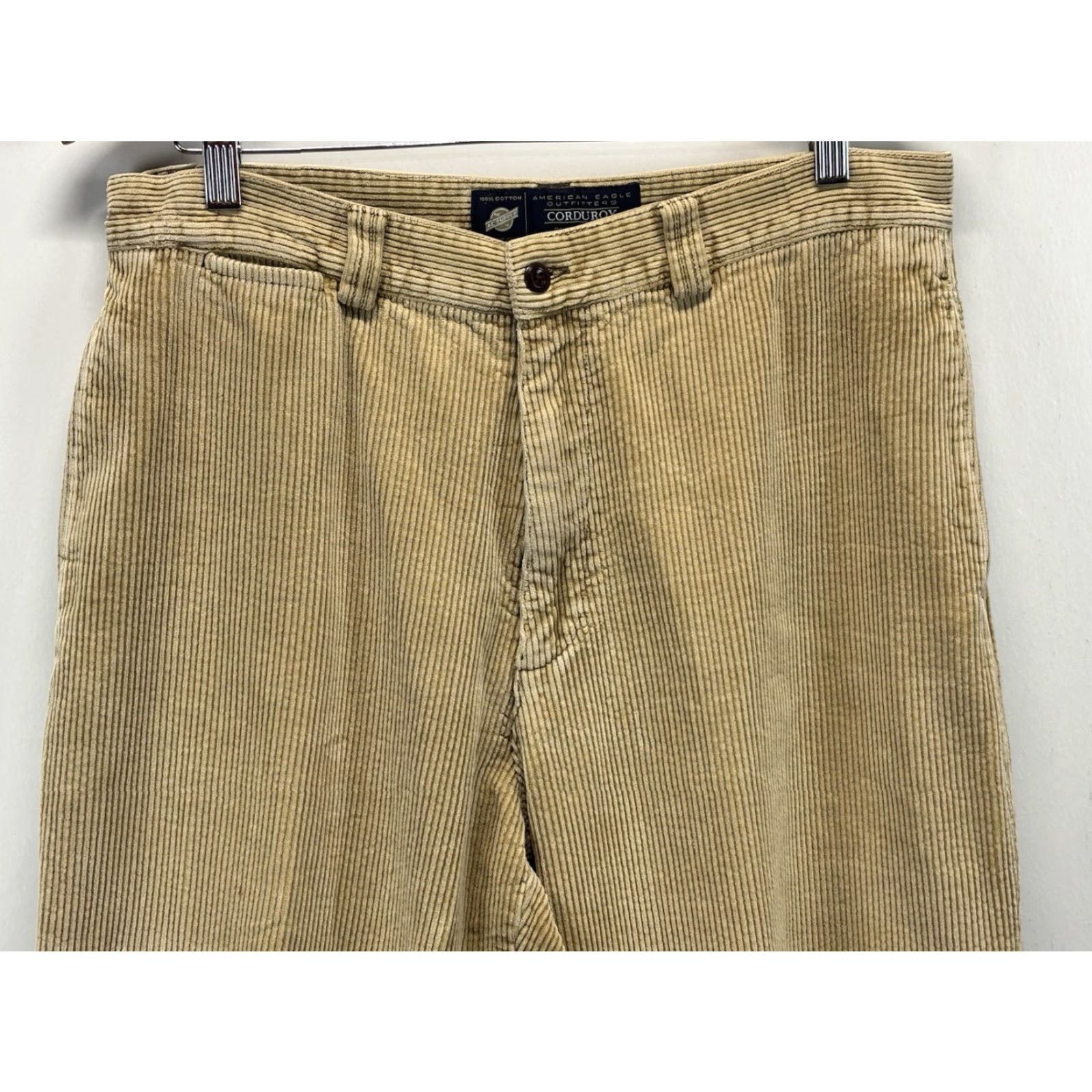 American Eagle Outfitters VINTAGE American Eagle Outfitters Corduroy Pants - Men’s, 36x28, Brown, Baggy Skater Y2K, Flat Front, Regular, Inseam 28, Mid Rise, Casual Size US 36 / EU 52 - 2 Thumbnail