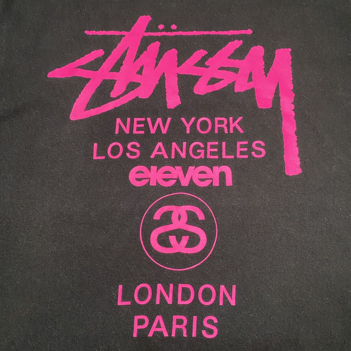 Japanese Brand × Stussy 💥RARE💥 STUSSY X ELEVEN 2nd ANNIVERSARY STREETWEAR T SHIRT Size US L / EU 52-54 / 3 - 8 Thumbnail