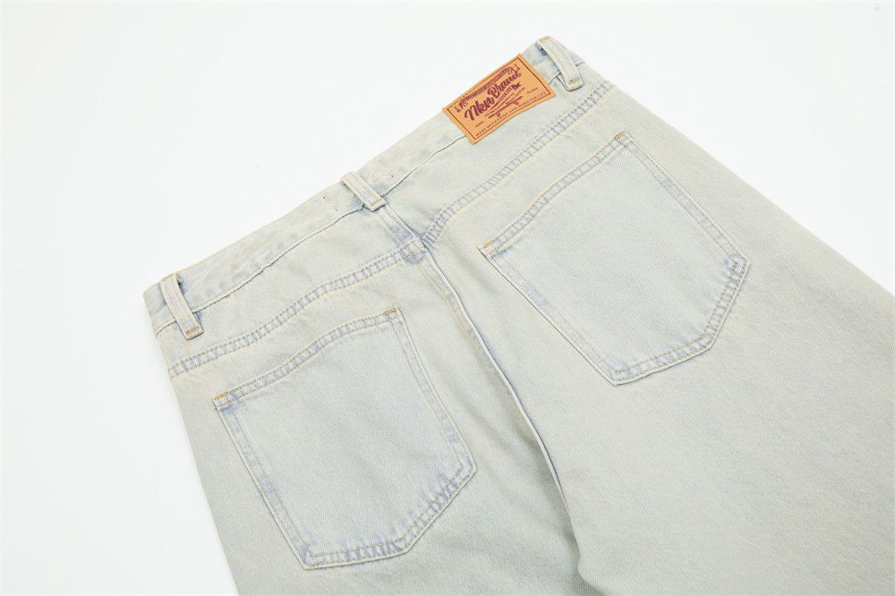 Japanese Brand × Jean American retro street distressed casual washed jeans Size US 32 / EU 48 - 6 Thumbnail