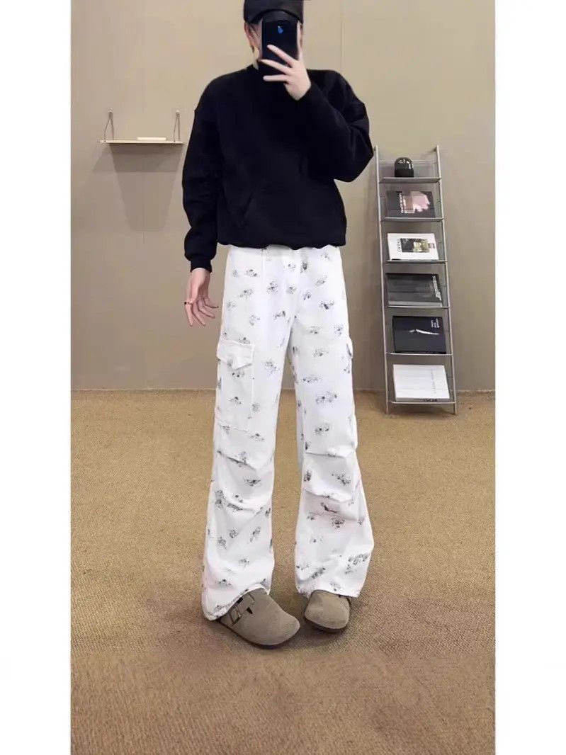 Japanese Brand Retro loose pocket micro flared jeans Size US 32 / EU 48 - 3 Thumbnail