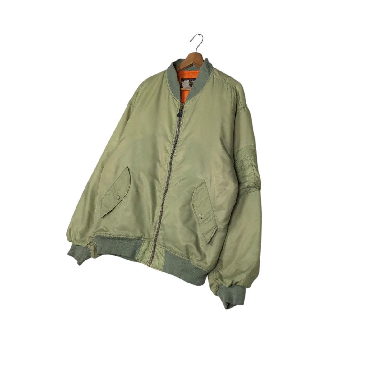 Japanese Brand 📌Vintage Fly Bomber Jacket Reliable Military Collection Size US M / EU 48-50 / 2 - 3 Thumbnail