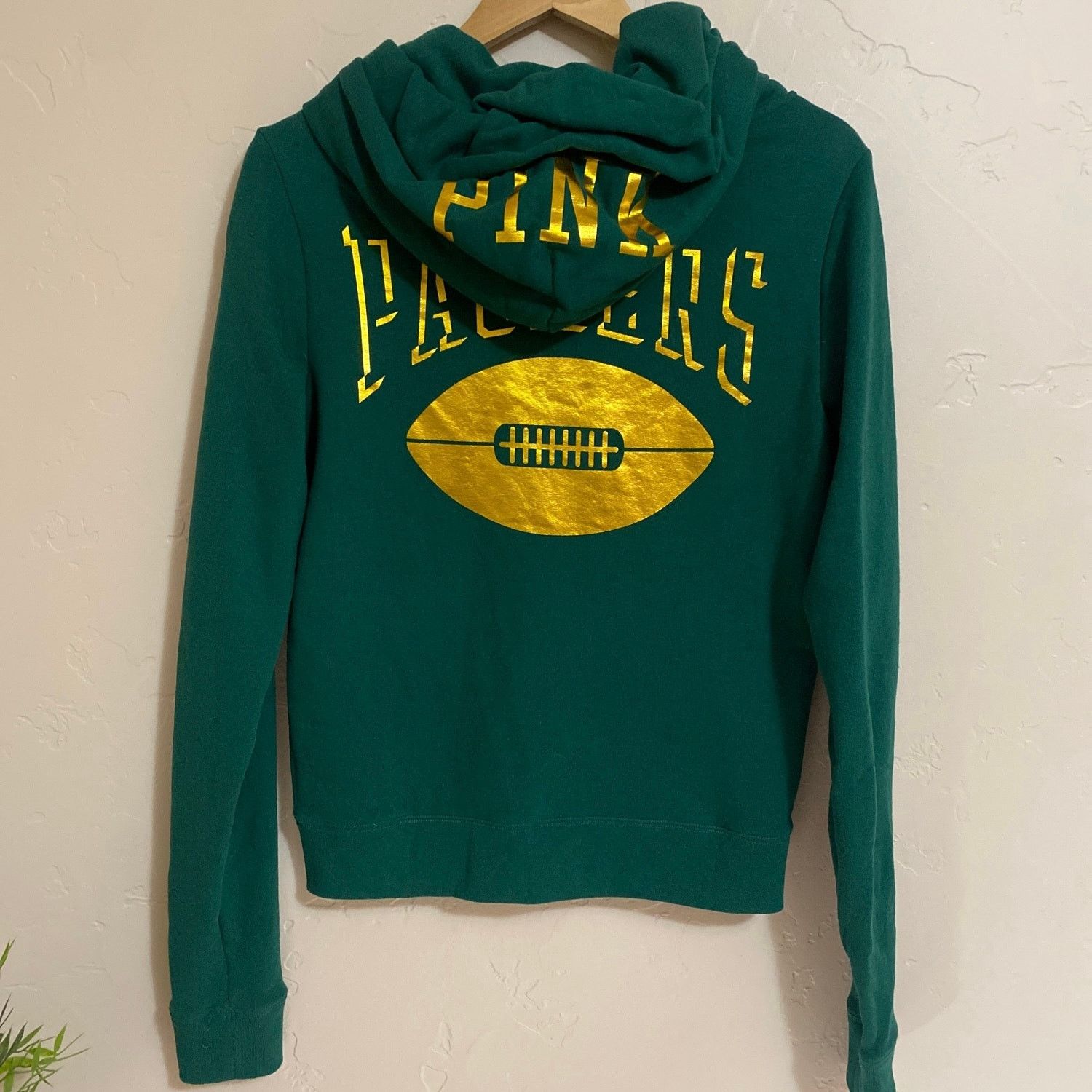 Pink Victorias Secret Pink NFL Green Bay Packers Small Hoodie | Grailed