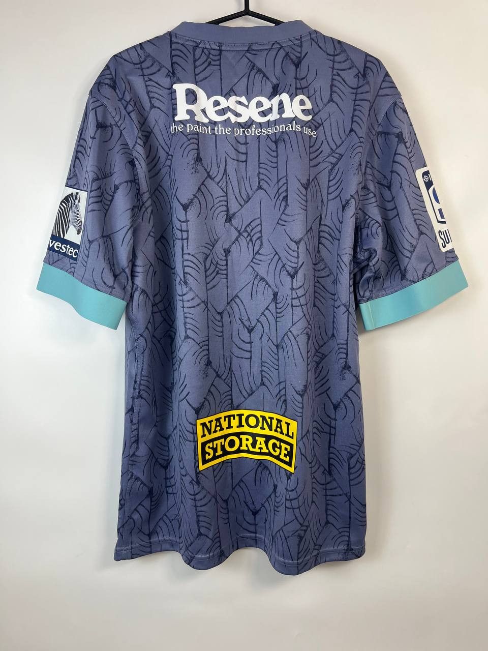 Adidas 2020 WELLINGTON HURRICANES SUPER RUGBY UNION JERSEY ED7935 Size US XL / EU 56 / 4 - 6 Thumbnail