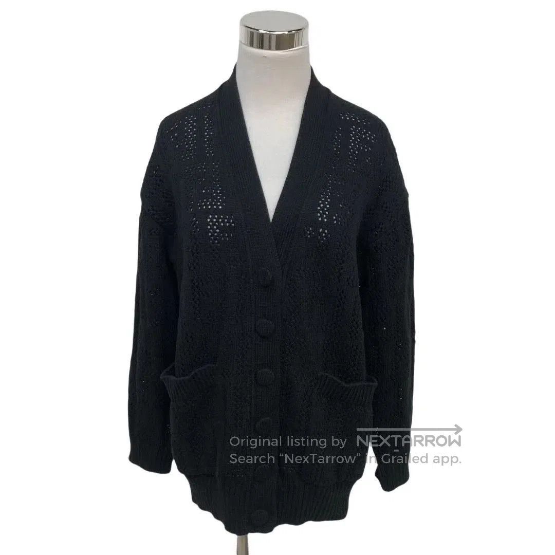 Fendi fendi black open cardigan with ff print. Size US S / EU 44-46 / 1 - 1 Thumbnail