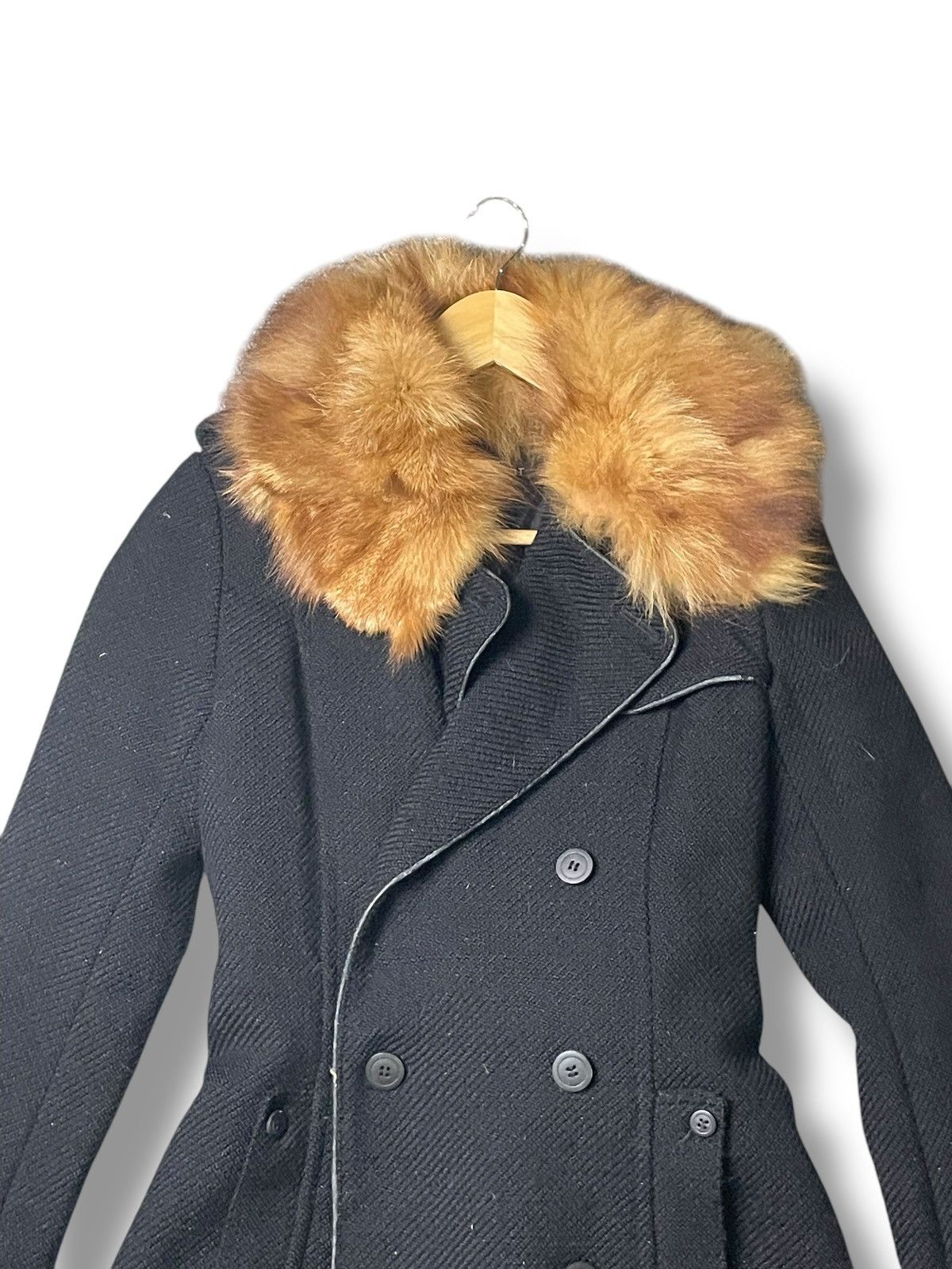 If Six Was Nine × Japanese Brand × Le Grande Bleu (L.G.B.) Vintage Jill Stuart Fur Long Coat Double Button (47) Size M / US 6-8 / IT 42-44 - 4 Thumbnail