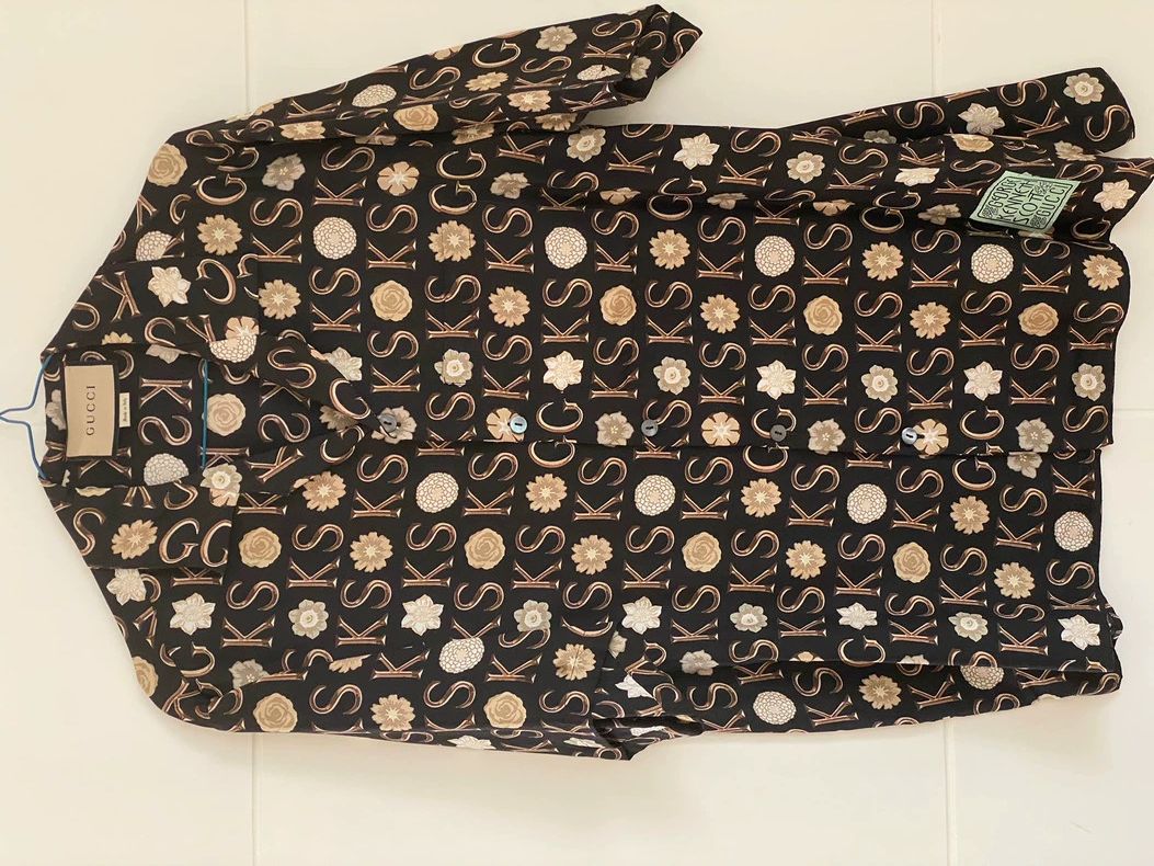 Gucci Gucci Pattern Short Sleeve Shirt-dmc Size US M / EU 48-50 / 2 - 1 Thumbnail