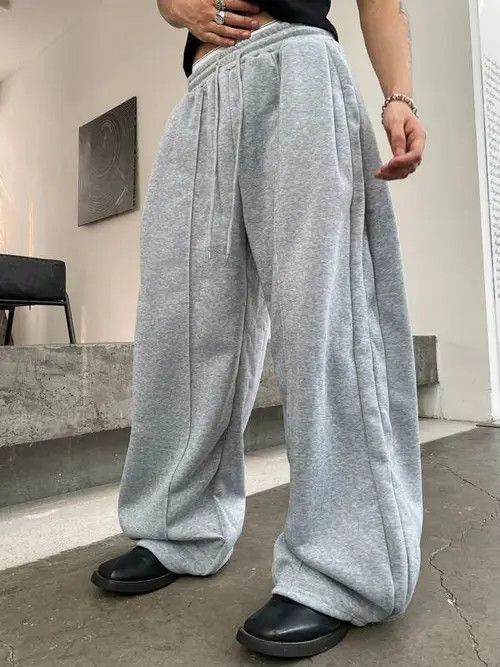 Japanese Brand Kimura x Asai Grey loose fit sweatpants baggy Wide Leg Size US 34 / EU 50 - 5 Thumbnail