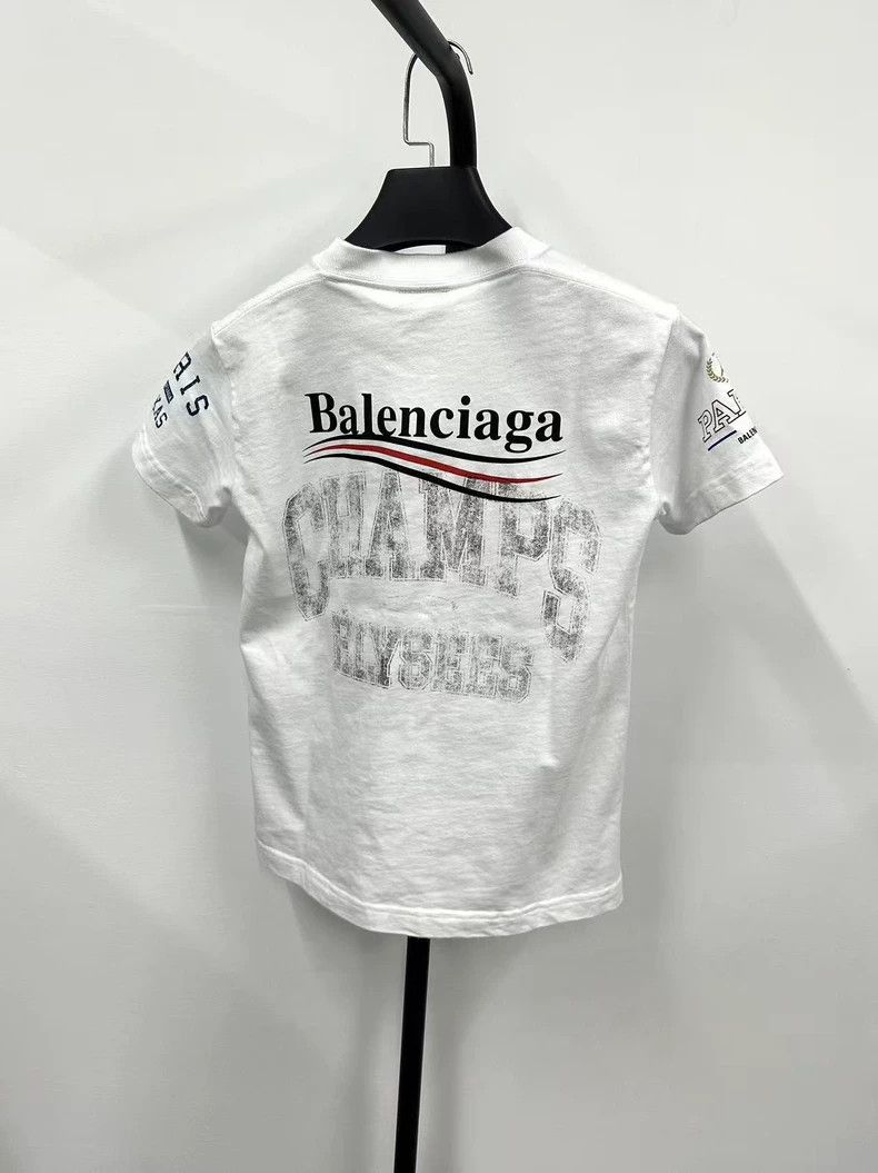 Balenciaga Balenciaga New graffiti cola Paris white short sleeves Size US XS / EU 42 / 0 - 1 Thumbnail