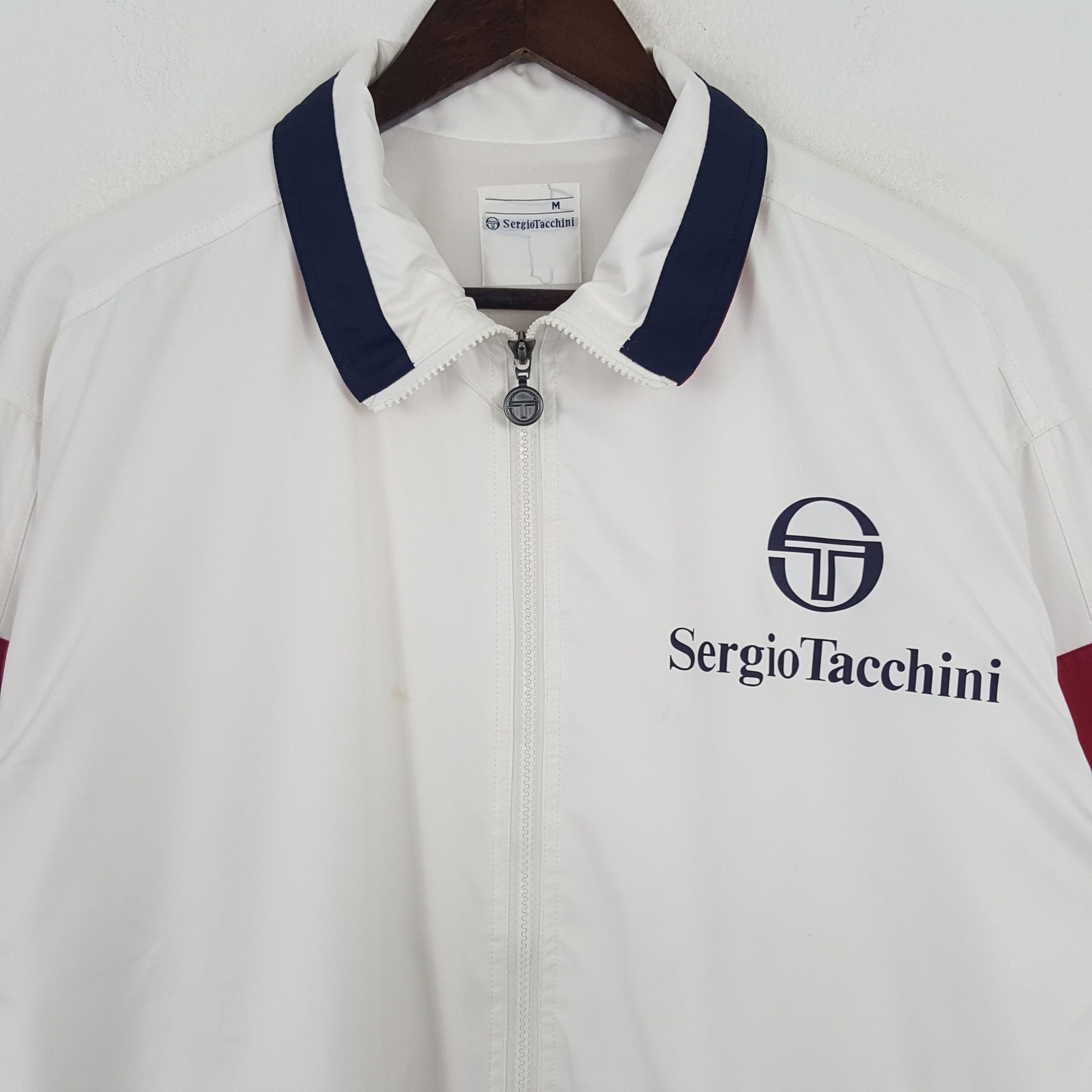 Sergio Tacchini × Vintage Vintage Sergio Tacchini All Wako 1996 Windbreaker Jacket Size US M / EU 48-50 / 2 - 2 Thumbnail
