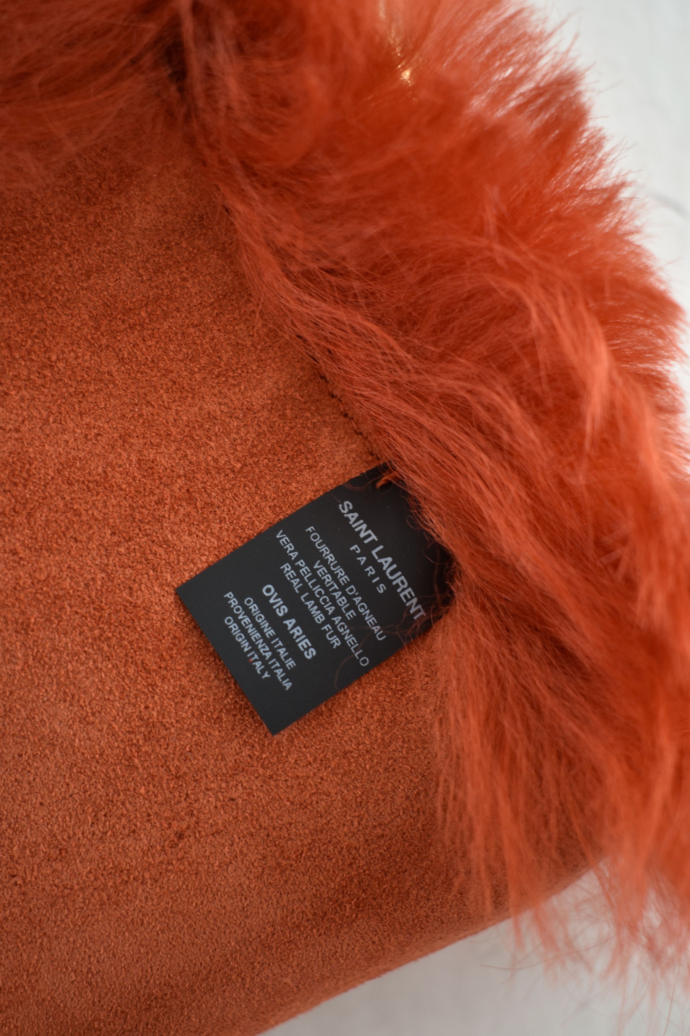 Saint Laurent Paris Small Kate YSL Logo Reversible Faux Fur Suede Shoulder Bag Size ONE SIZE - 22 Thumbnail