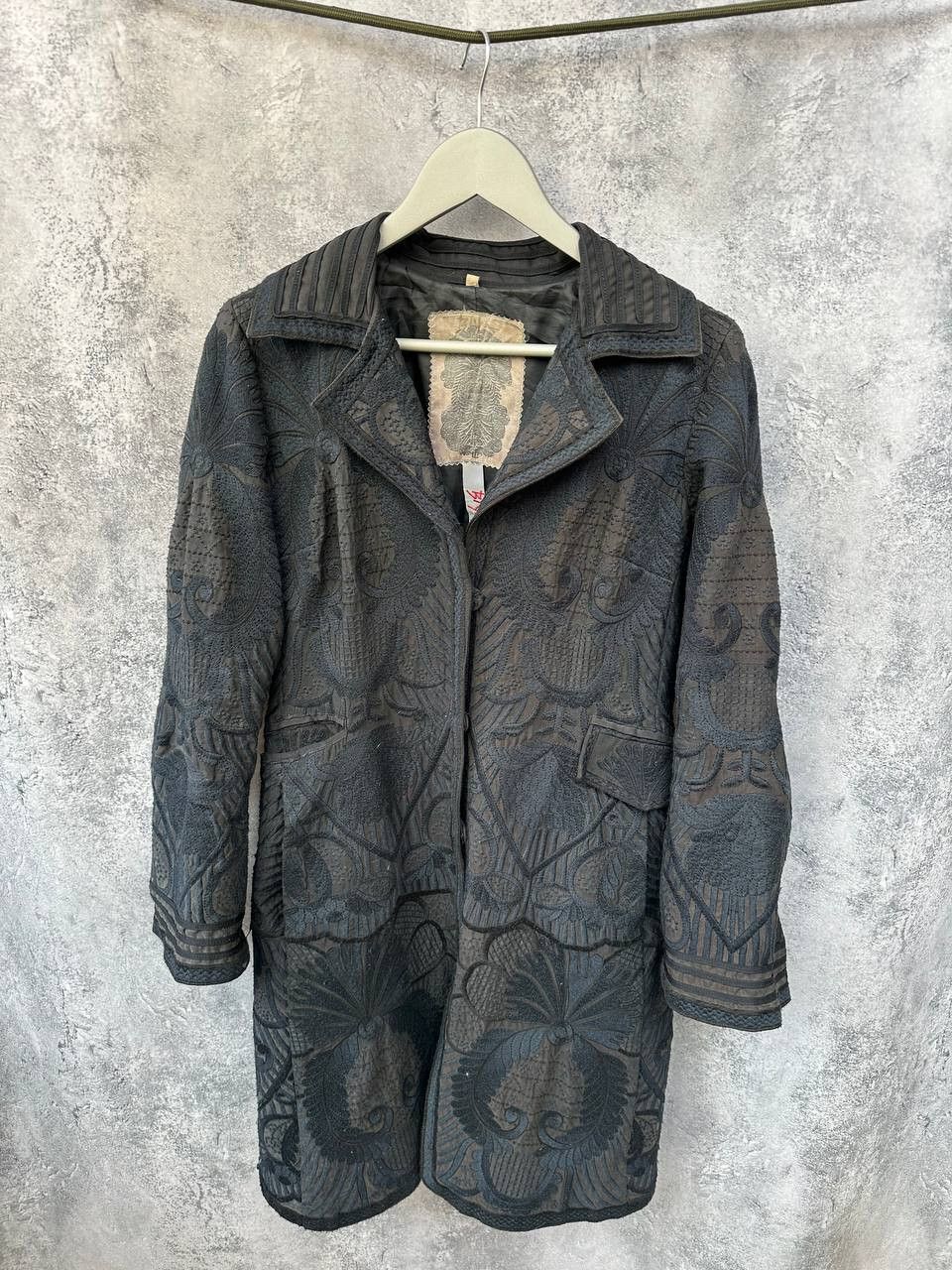 Johnny Was Biya by Johnny Was Coat Embroidered Silk/Linen Jacket Size S / US 4 / IT 40 - 1 Thumbnail