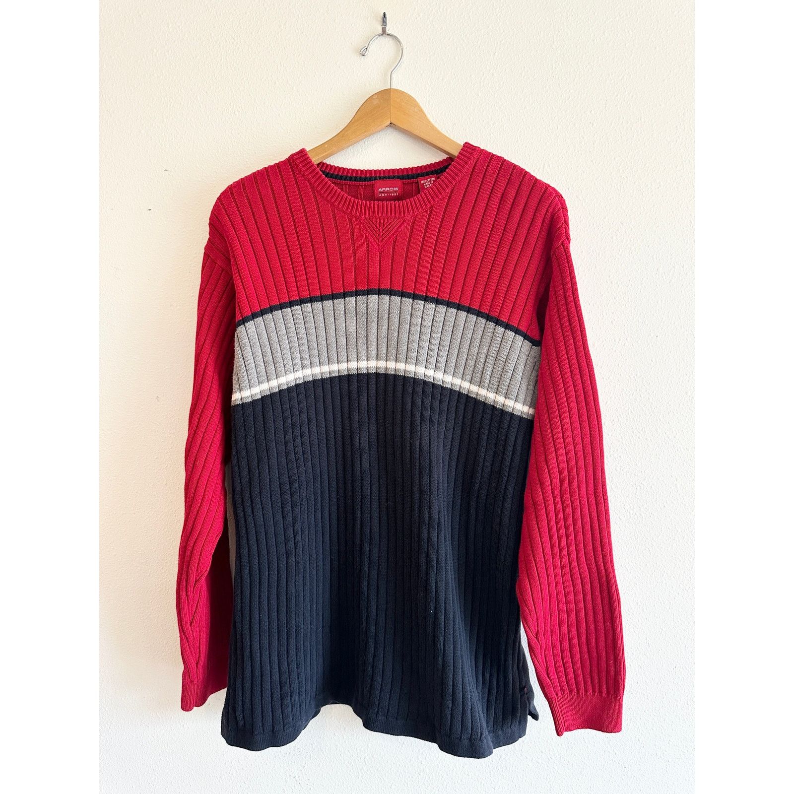 Arrow Y2K Arrow Cotton Pullover Sweater Men's L Size US L / EU 52-54 / 3 - 2 Thumbnail