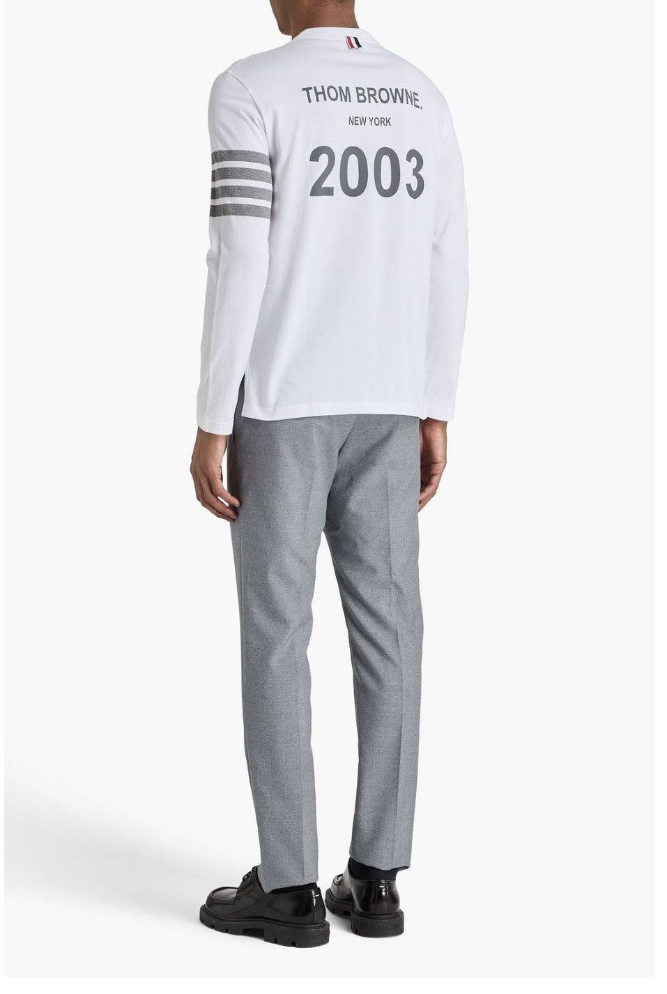 Thom Browne Thom browne 4 bar long sleeve shirt 2003 rugby NY white L/S Size US M / EU 48-50 / 2 - 1 Thumbnail