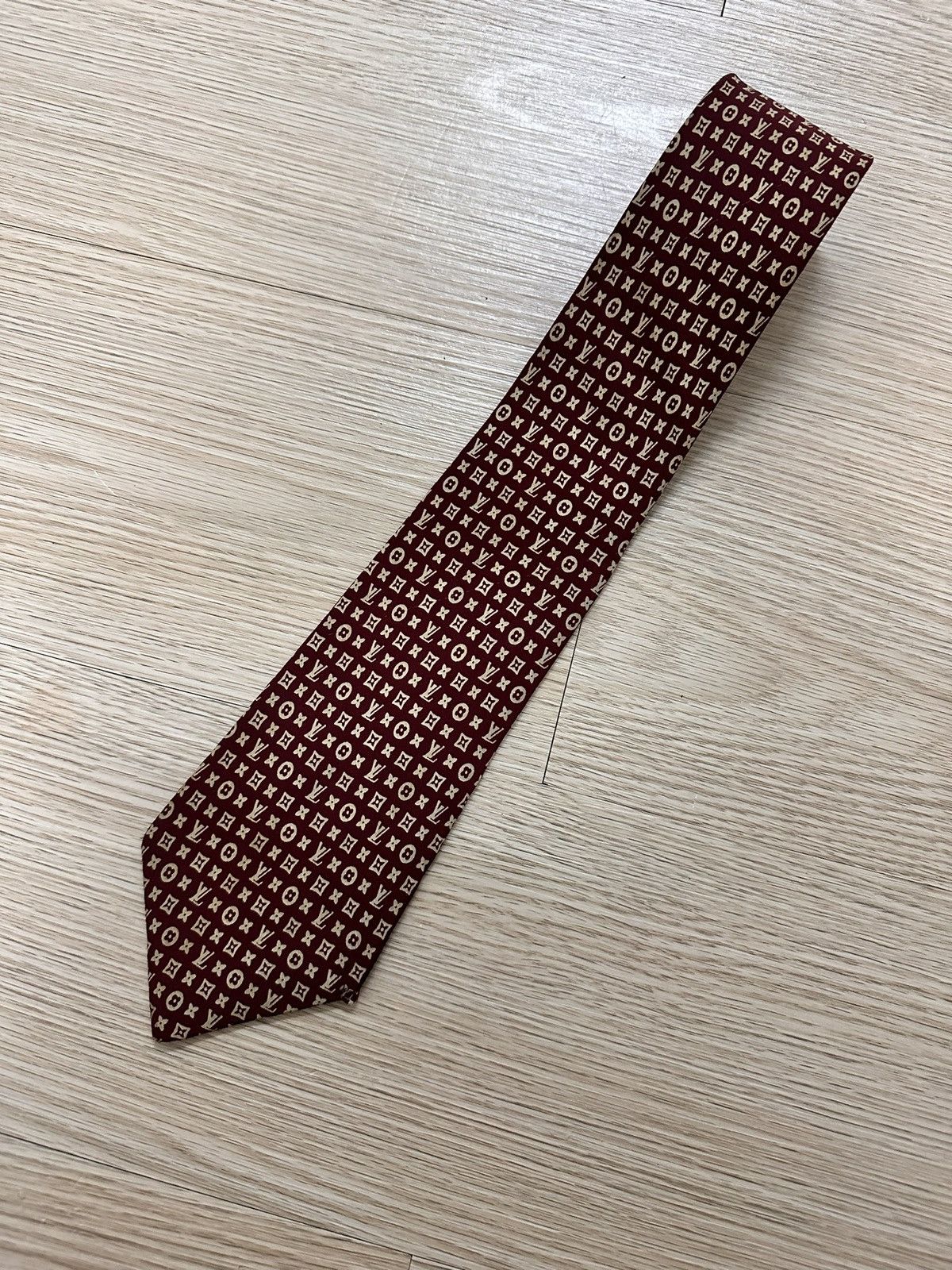 Designer Louis Vuitton Monogram Tie Size ONE SIZE - 2 Thumbnail