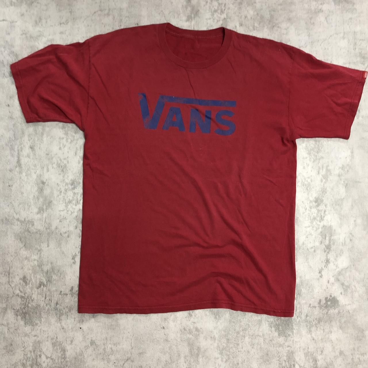 Vans Red Vans skateboarding tee #skateculture Size US M / EU 48-50 / 2 - 1 Thumbnail
