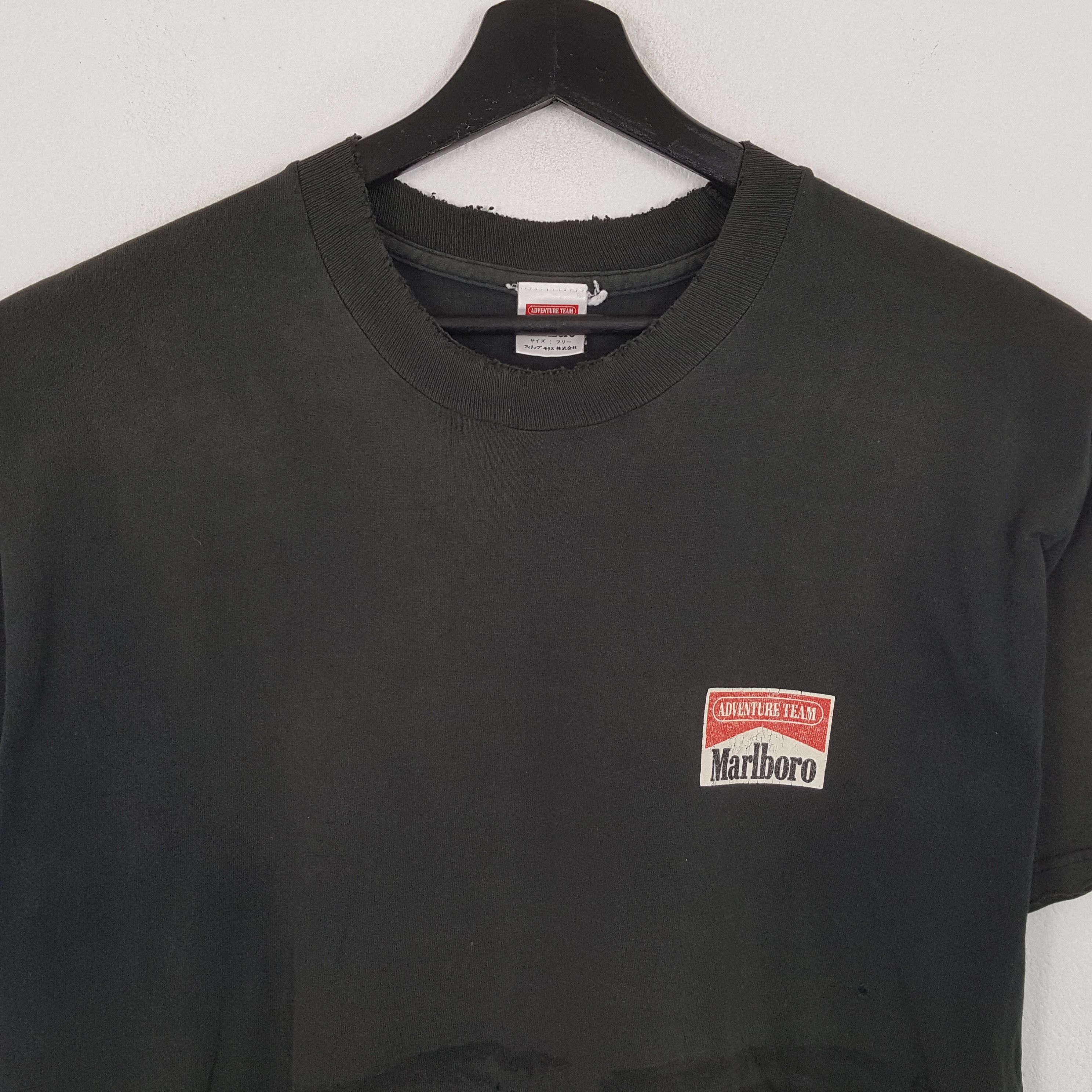 Marlboro × Vintage MARLBORO ADVENTURE TEAM Distressed Tshirt Size US L / EU 52-54 / 3 - 2 Thumbnail