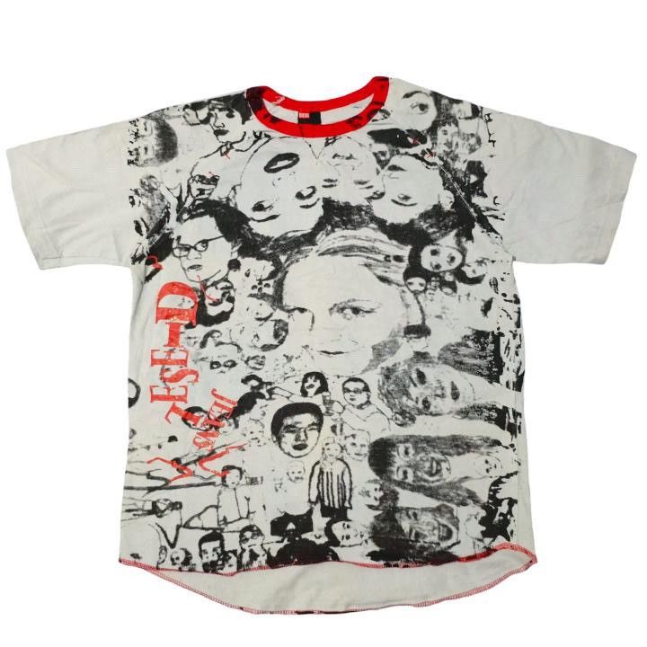 Designer × Diesel RARE Vintage Diesel Jeans Art Faces Y2K Tshirt Size US M / EU 48-50 / 2 - 1 Thumbnail