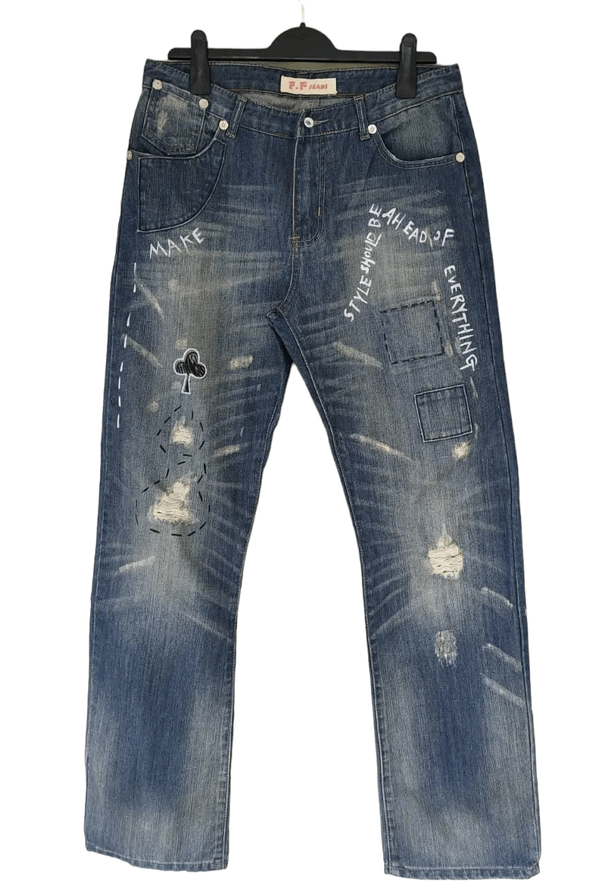 Japanese Brand FF Jeans Denim Size US 33 - 1 Thumbnail