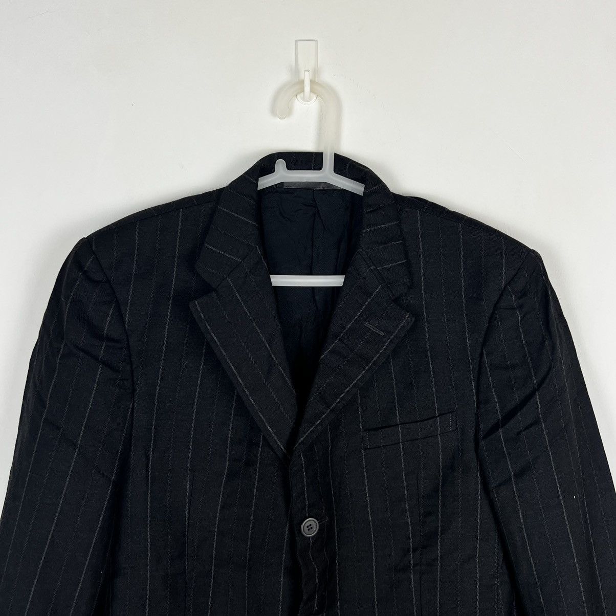Versace Versace Medusa Blazer Striped Grey line Vintage 90s Rare Size 52R - 5 Thumbnail