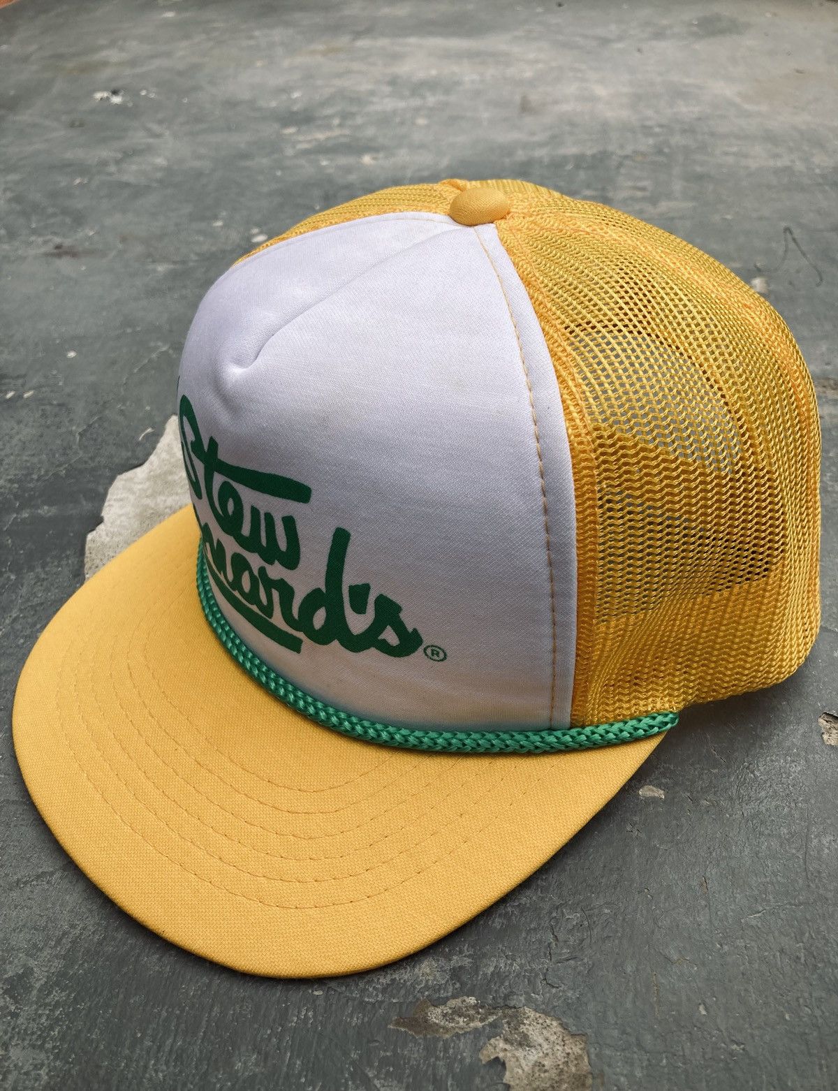 Other Vintage 80s Stew Leonards Mesh Trucker Hat Size ONE SIZE - 3 Thumbnail