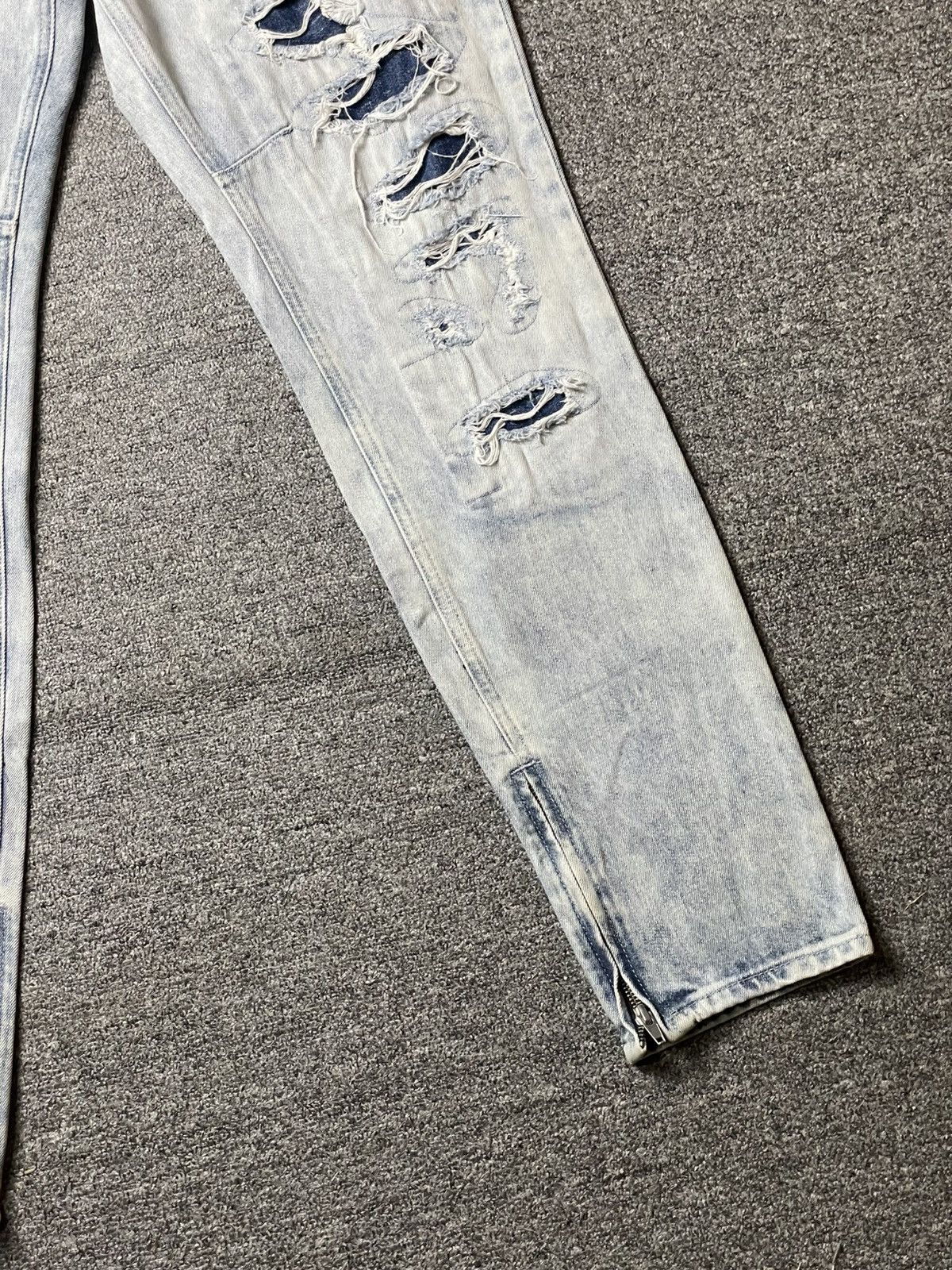 Pacsun × Vintage PACSUN 32x30 Acid Wash Ripped Jeans (92) Size US 35 - 4 Thumbnail