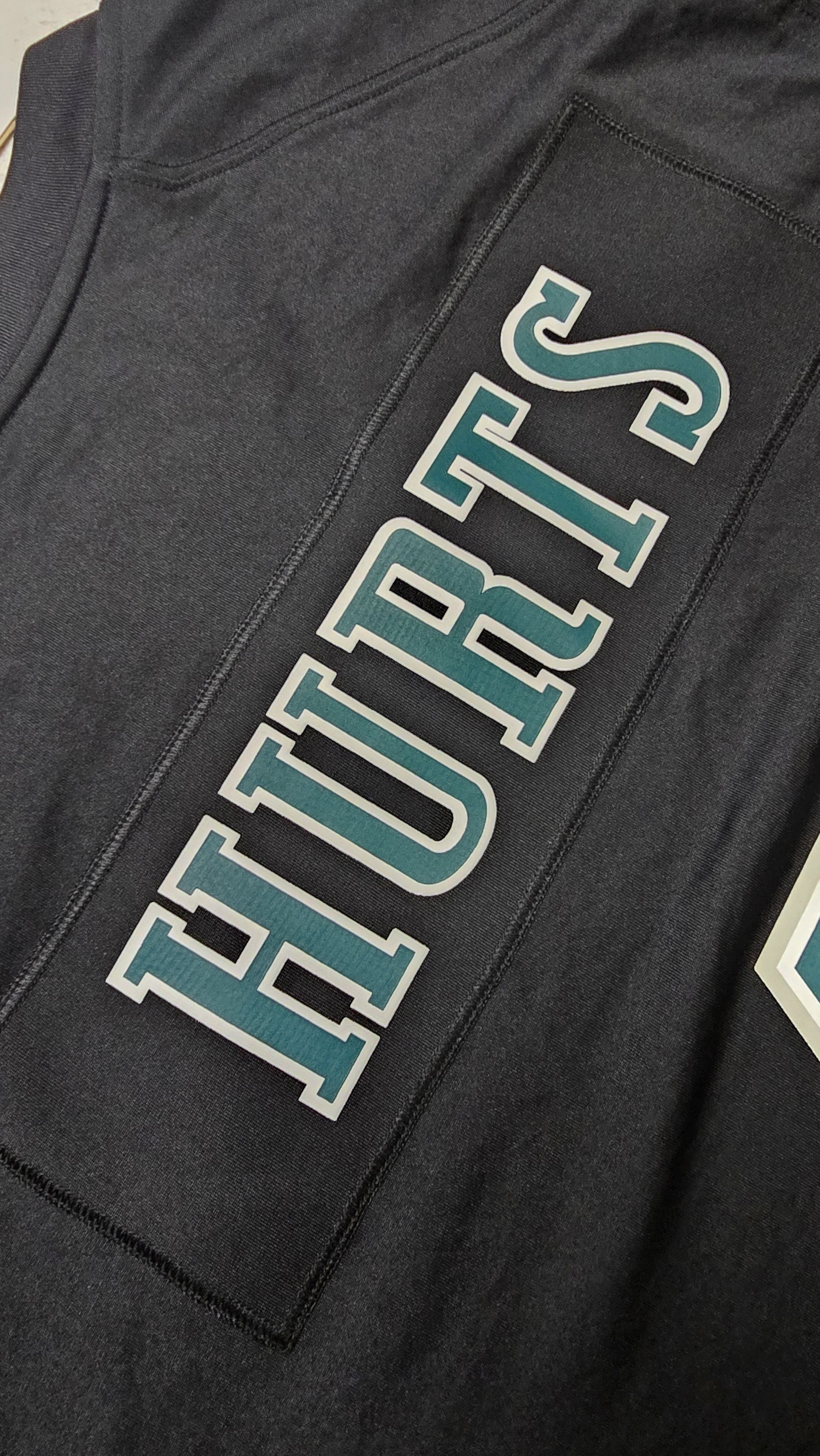 Nike Philadelphia Eagles Hurts Carbon Black Super Bowl 59 Jersey Size US XXL / EU 58 / 5 - 10 Thumbnail