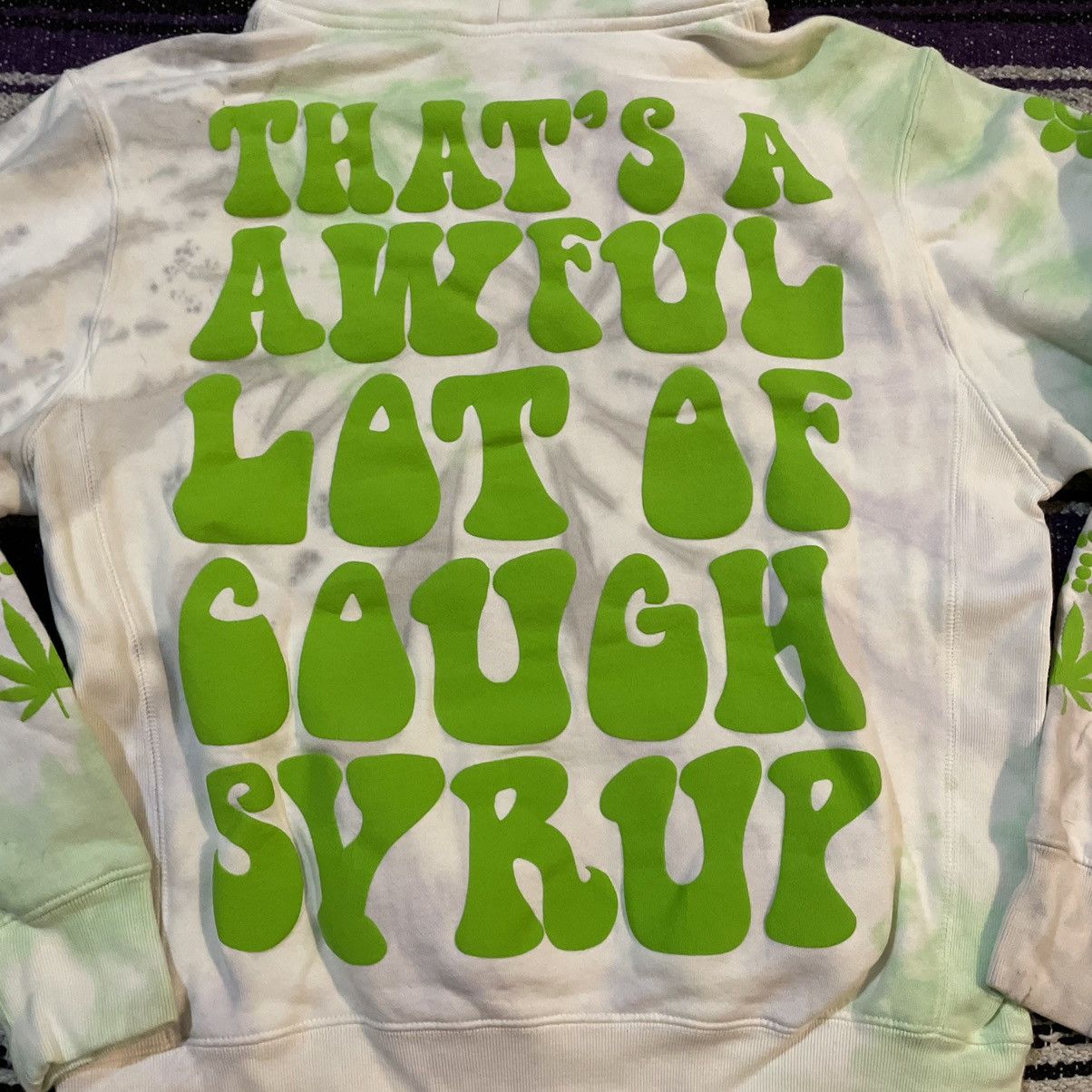 Other Desto Dubb Awful Lot of Cough Syrup Hoodie Green Tye Dye S Size US S / EU 44-46 / 1 - 10 Thumbnail