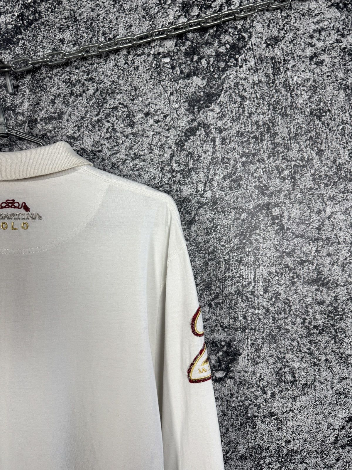 La Martina Vintage La Martina Long Sleeve Polo Shirt Crest Logo Size L Size US L / EU 52-54 / 3 - 13 Thumbnail