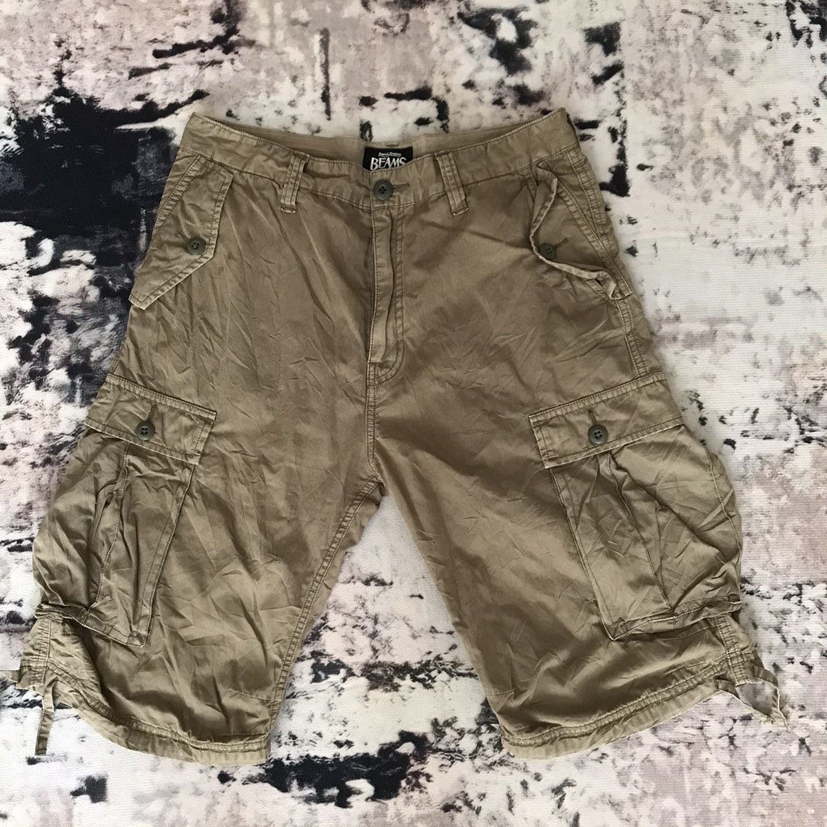 Beams Plus × Japanese Brand × Vintage Vintage Beams Cargo Short Pants Size US 31 - 1 Thumbnail
