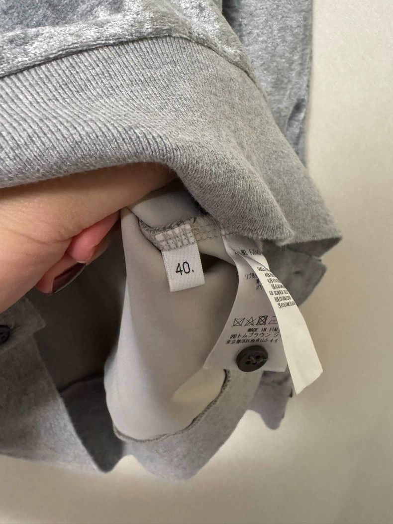 Thom Browne Thom Browne Bright grey fleece hoodie Size S / US 4 / IT 40 - 6 Thumbnail