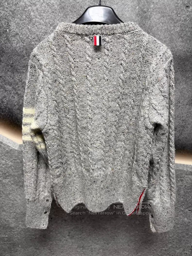 Thom Browne Thom Browne Gray Sweater Size US L / EU 52-54 / 3 - 2 Thumbnail
