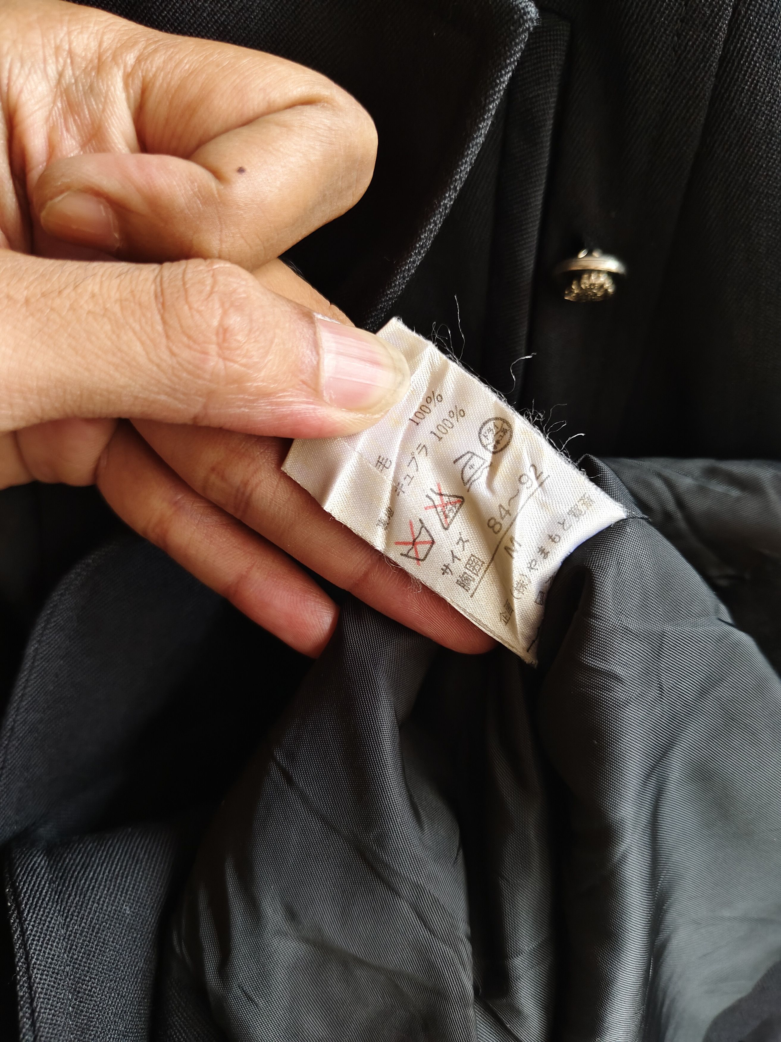 Kansai Yamamoto 80s Kansai- Archive Tailoring Double Breasted Military Blaze Size US M / EU 48-50 / 2 - 7 Thumbnail