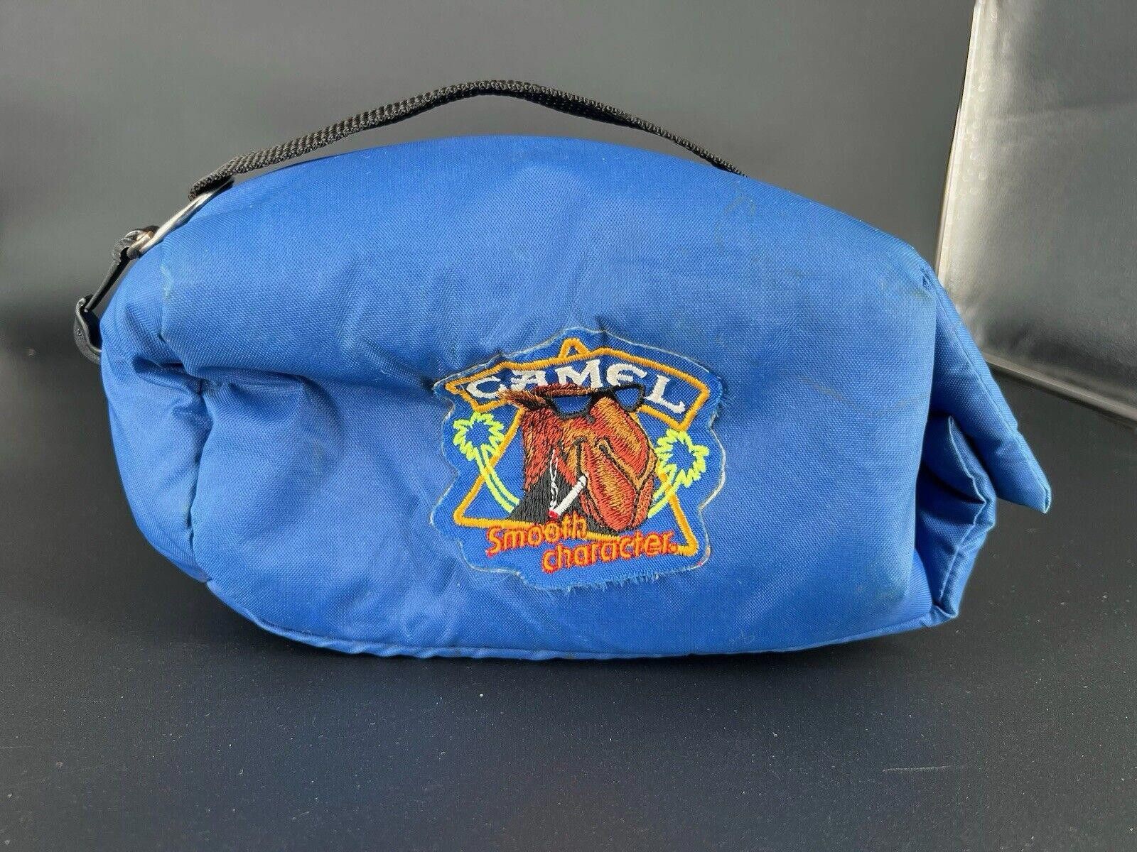 Designer 90s Camel Cigarettes Blue Cooler Lunch Bag Smooth Character Size ONE SIZE - 1 Thumbnail