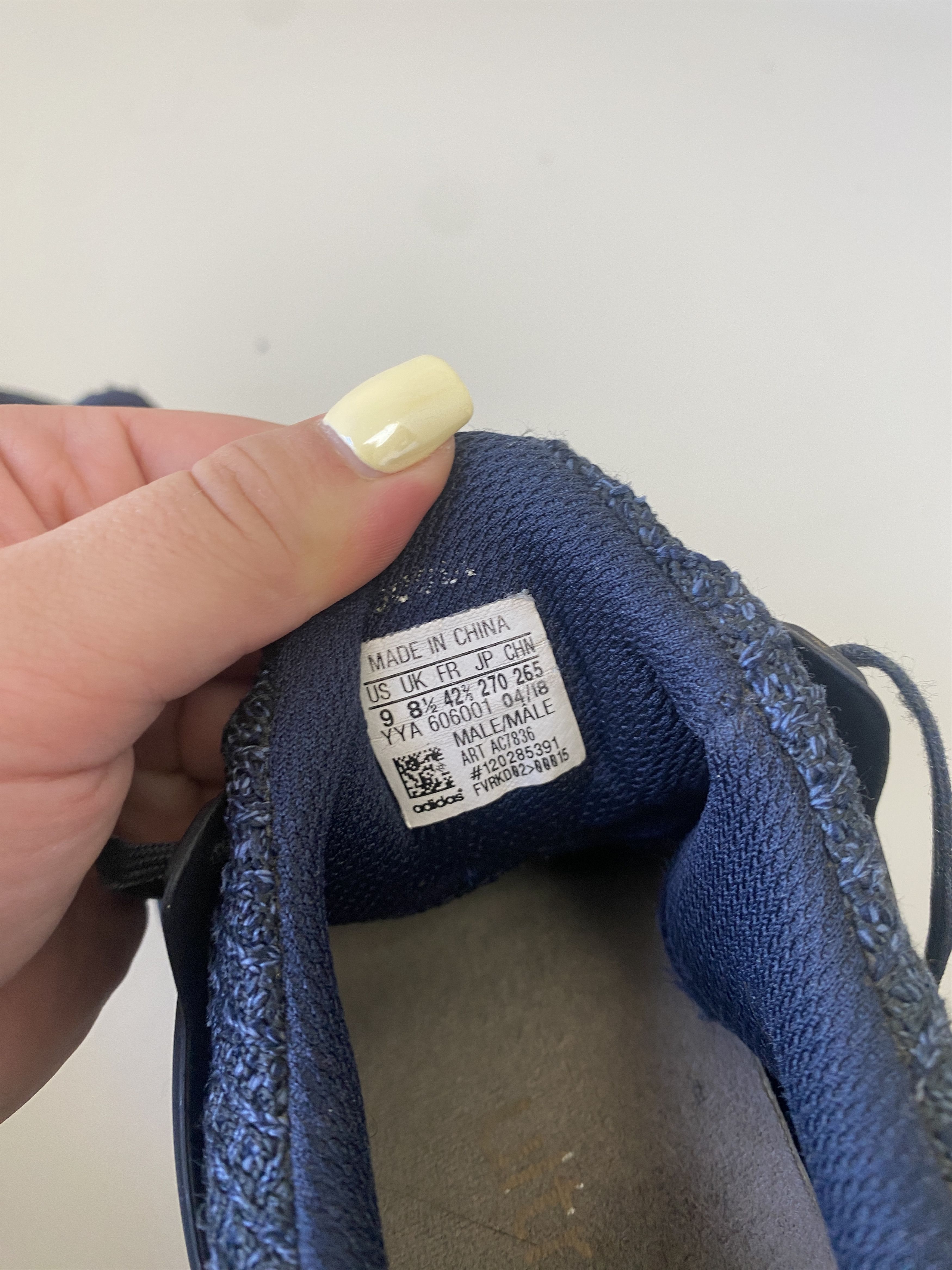 Adidas Adidas Ultra Boost 4.0 Parley Legend Ink sneakers shoes Size US 9 / EU 42 - 11 Thumbnail