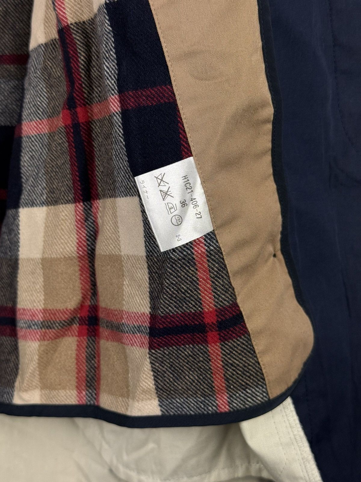 Mackintosh Mackintosh Philosophy Plaid Wool Lined Trench Coat Jacket Size US S / EU 44-46 / 1 - 18 Thumbnail