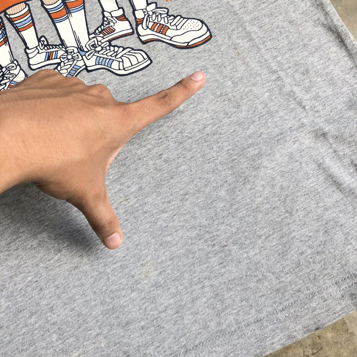 Adidas 2000s Adidas Basketball All Pros Graphic Logo T-shirt Grey Size US M / EU 48-50 / 2 - 4 Thumbnail