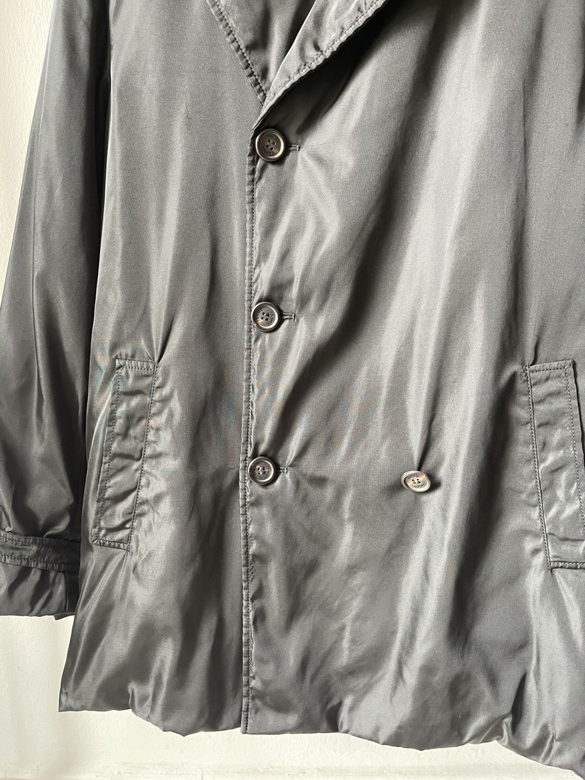 Prada Vintage Prada Nylon Long Coat 96 Size US L / EU 52-54 / 3 - 5 Thumbnail