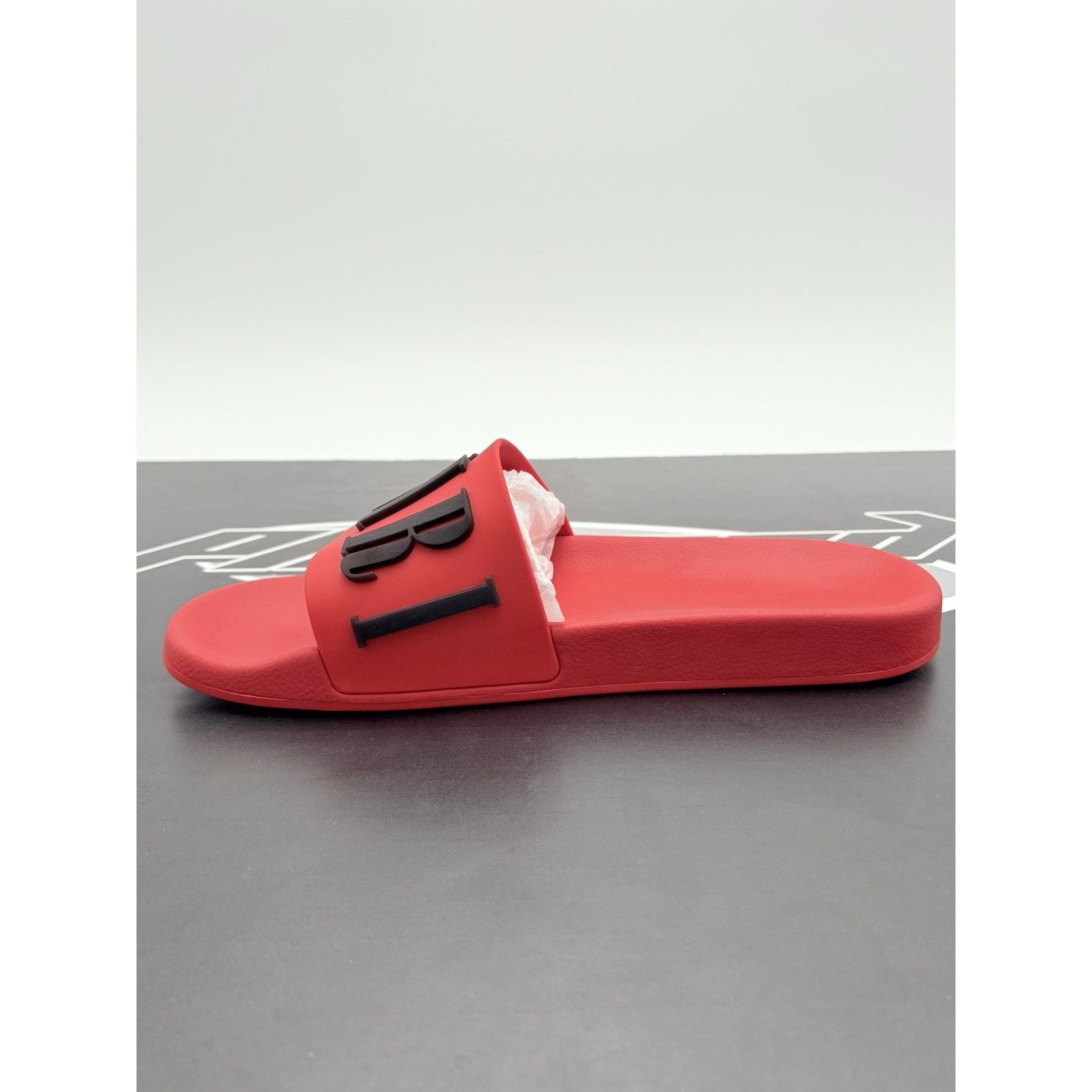 Amiri Size 45 - Amiri Logo Pool Slides ' Red ' | BRAND NEW! Size US 12 / EU 45 - 4 Thumbnail
