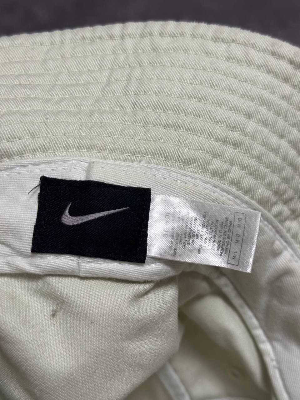 Nike × Vintage VERY RARE NIKE PANAMA HATS SWOOSH BIG LOGO DRILL Y2K 90s SK8 Size ONE SIZE - 9 Thumbnail