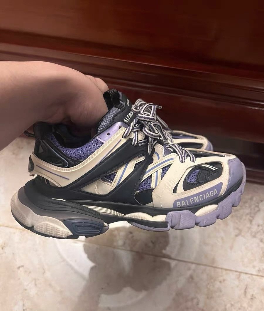 Balenciaga Balenciaga Track, White & Purple Size US 6 / IT 36 - 1 Thumbnail