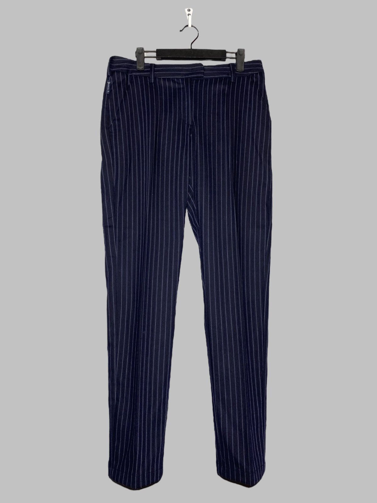 Armani Vintage Armani Jeans Wool Striped Suit Balzer + Pants Womens Size M / US 6-8 / IT 42-44 - 4 Thumbnail