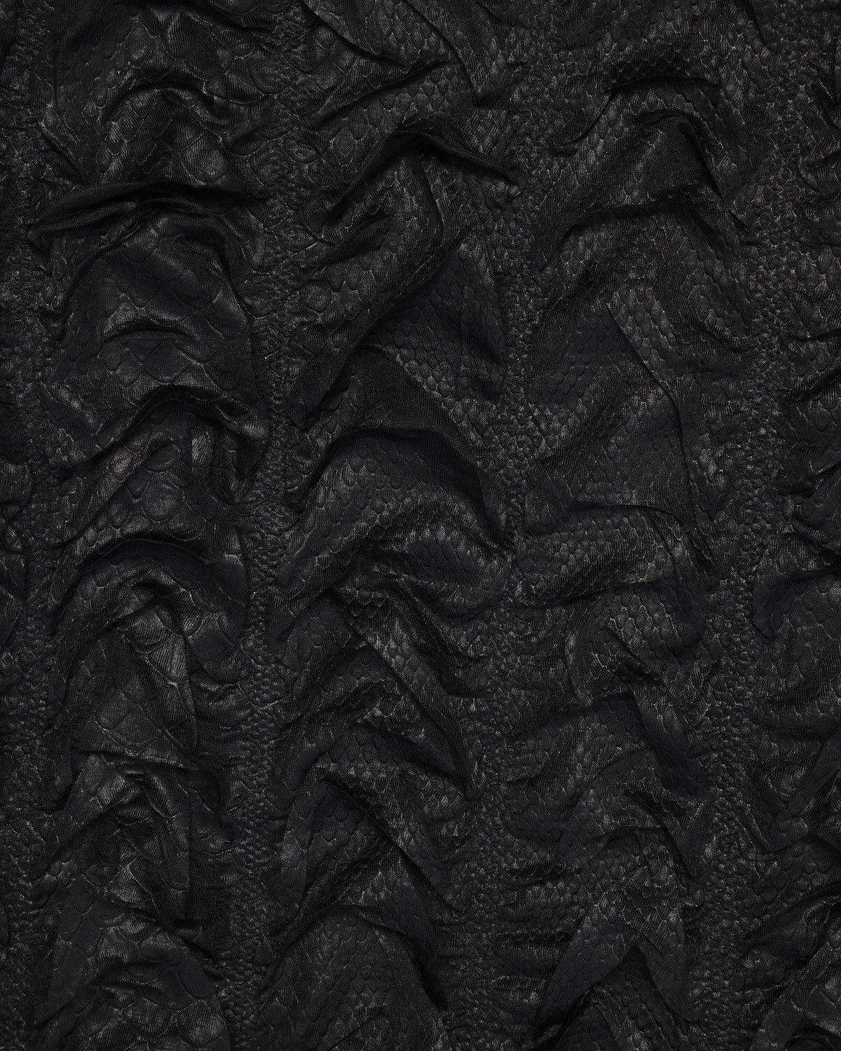 Tornado Mart ByTheR Snake-Textured High Neck Long Sleeve Top Size US S / EU 44-46 / 1 - 3 Thumbnail
