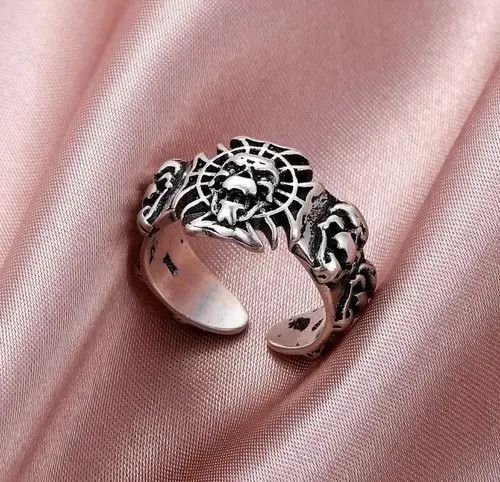 Other Mini Skulls Adjustable Punk Gothic Retro Unisex Ring Size ONE SIZE - 3 Thumbnail