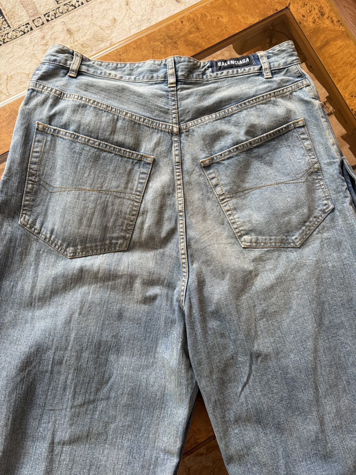 Balenciaga Balenciaga Double Front Denim Pants Size US 34 / EU 50 - 7 Thumbnail