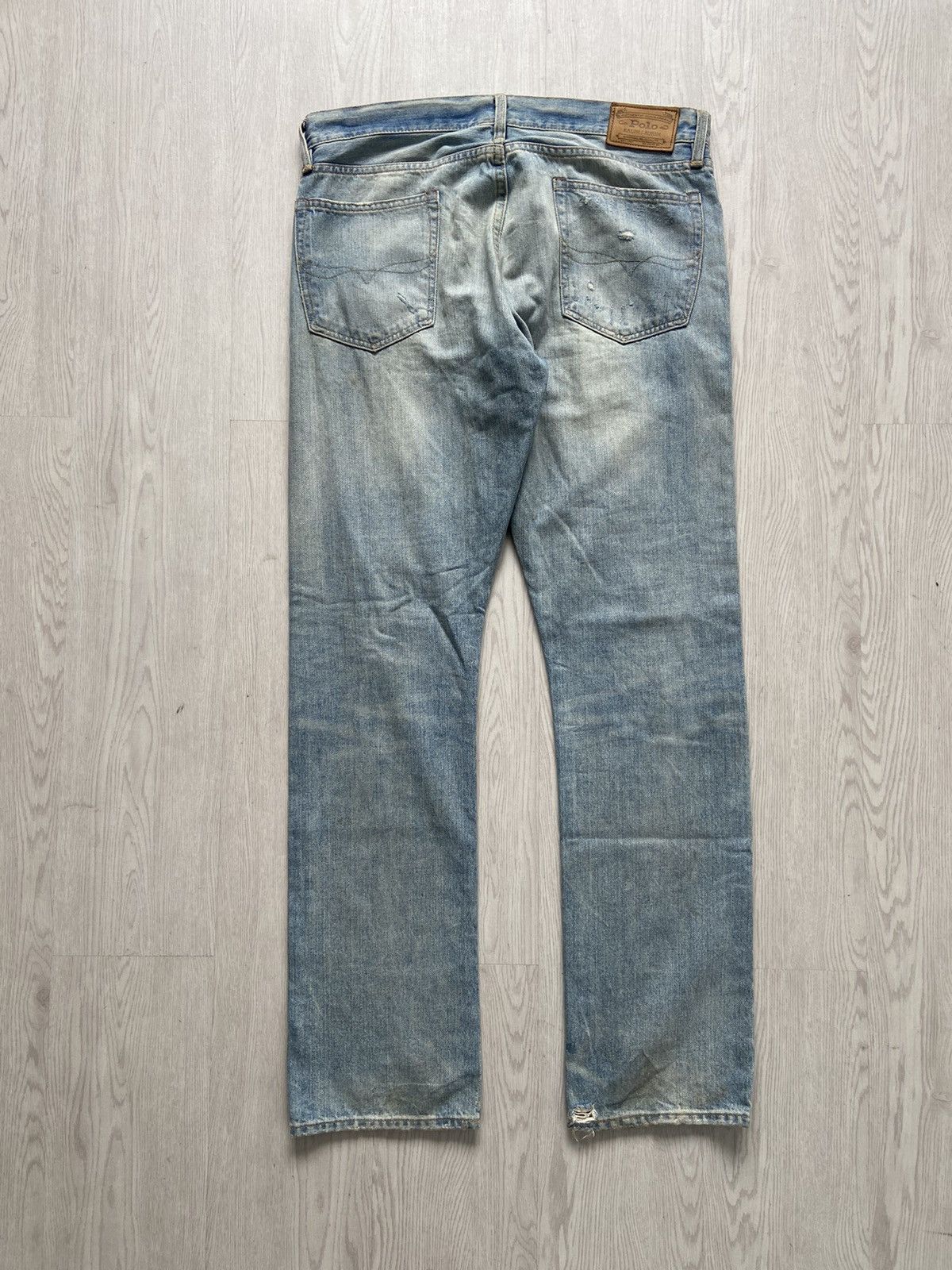 Polo Ralph Lauren × RRL Ralph Lauren Vintage Polo Ralph Lauren Varick Slim Straight Denim Pants Size US 37 - 3 Thumbnail