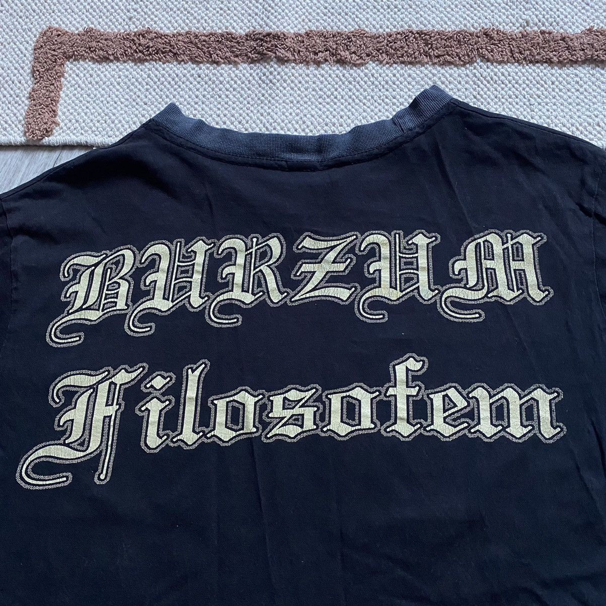 Band Tees VINTAGE BURZUM FILOSOFEM 90s FADED T SHIRT Size US M / EU 48-50 / 2 - 4 Thumbnail