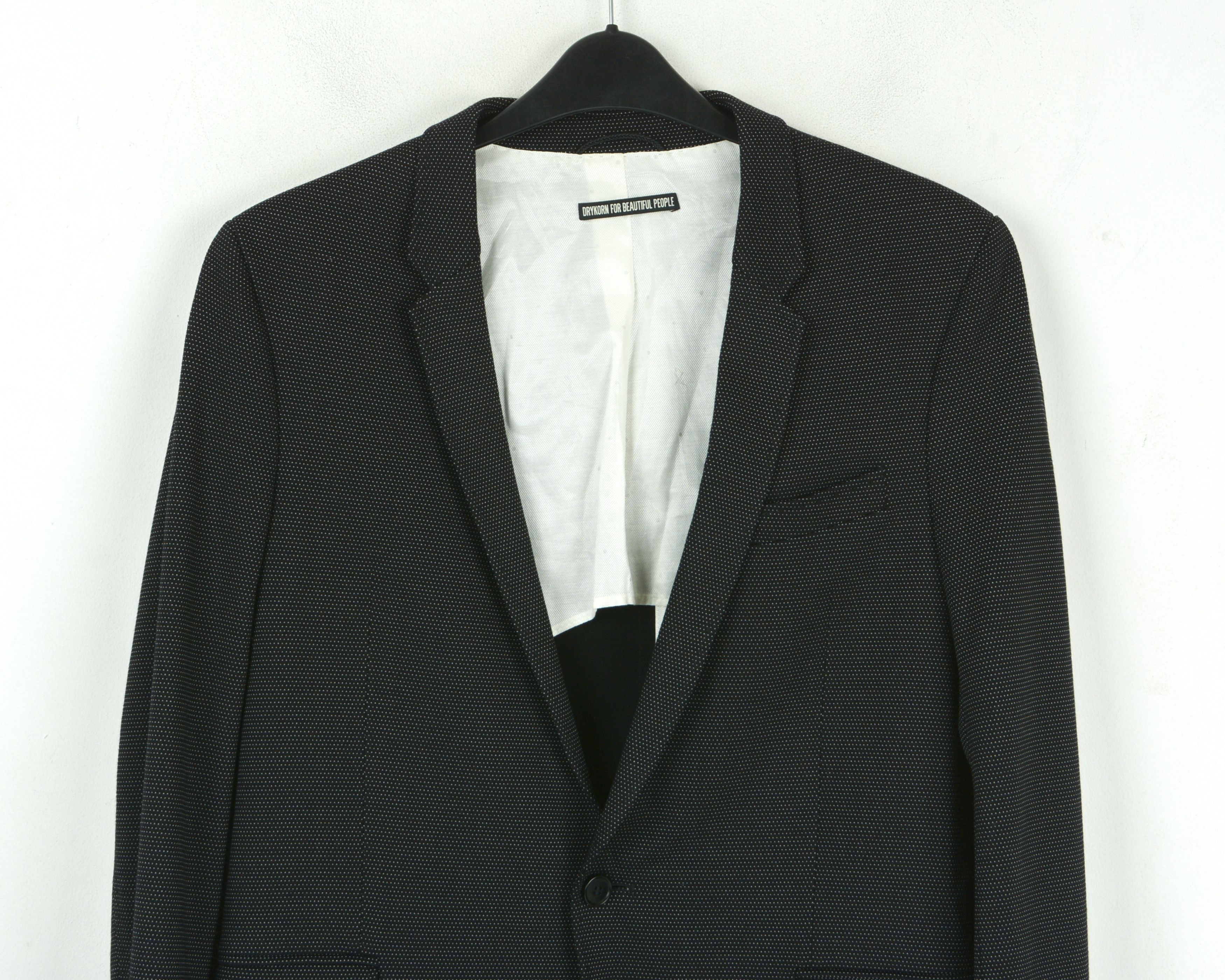 DRYKORN Ravenna Blazer M Jacket Pattern Coat Partly Lined EU 50 DE Size 40R - 2 Thumbnail