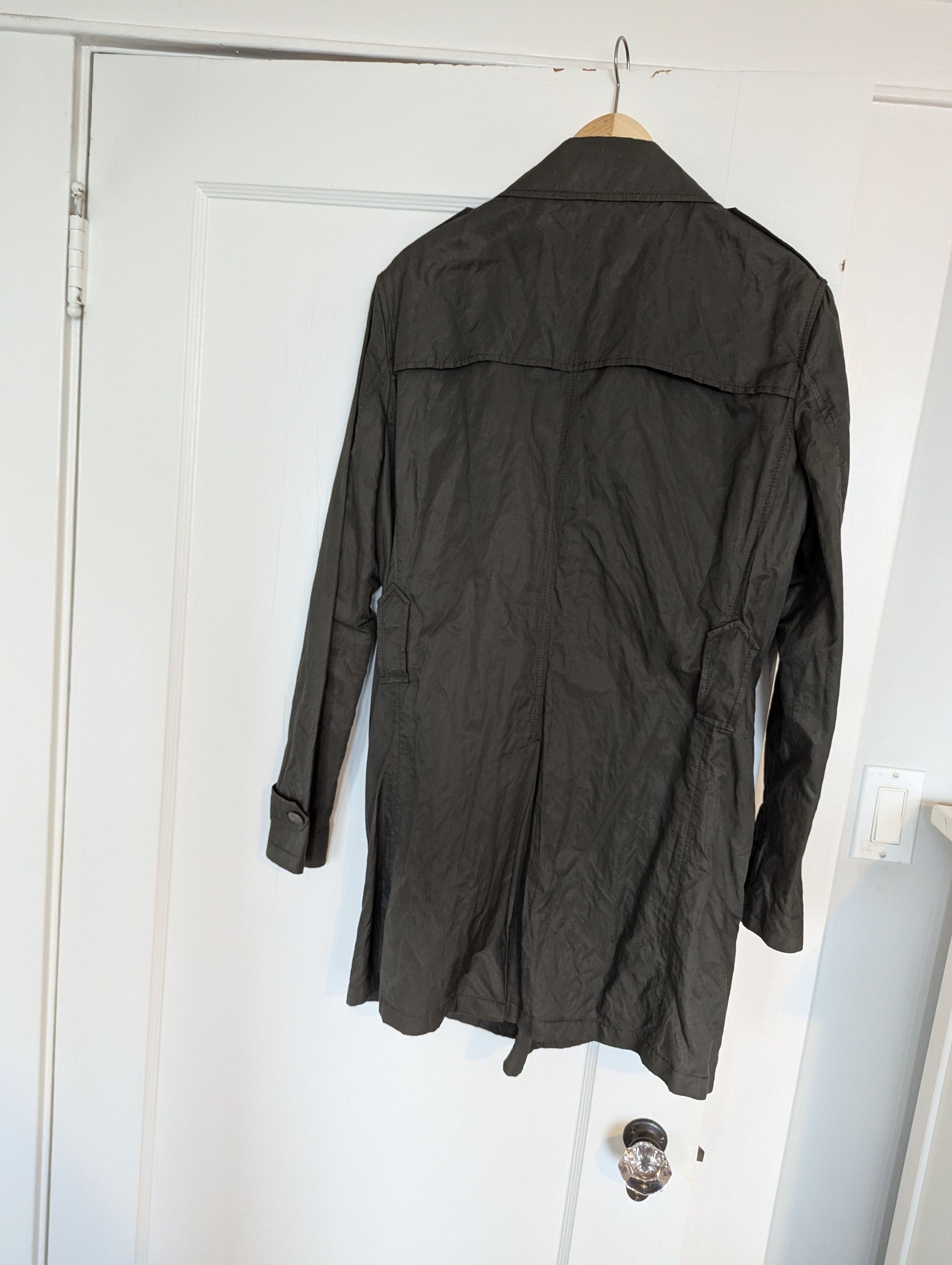 John Varvatos John Varvatos Luxe Modern Trench Coat in Fatigue Size US M / EU 48-50 / 2 - 3 Thumbnail